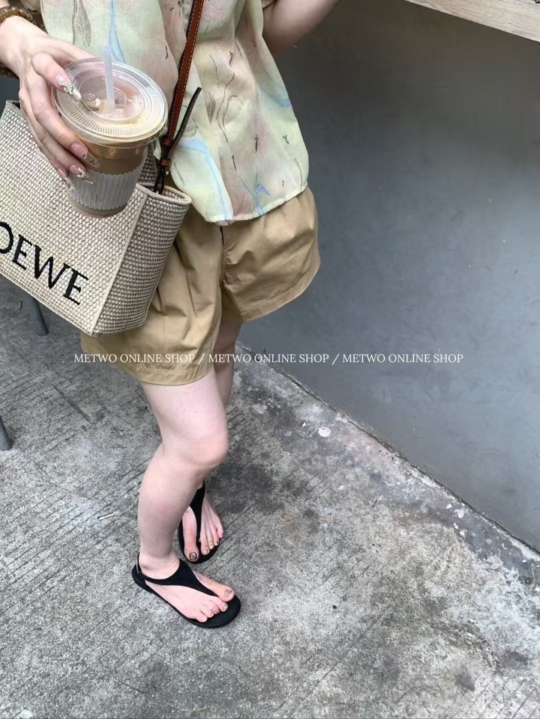 高貨卡其短褲（配腰帶）4