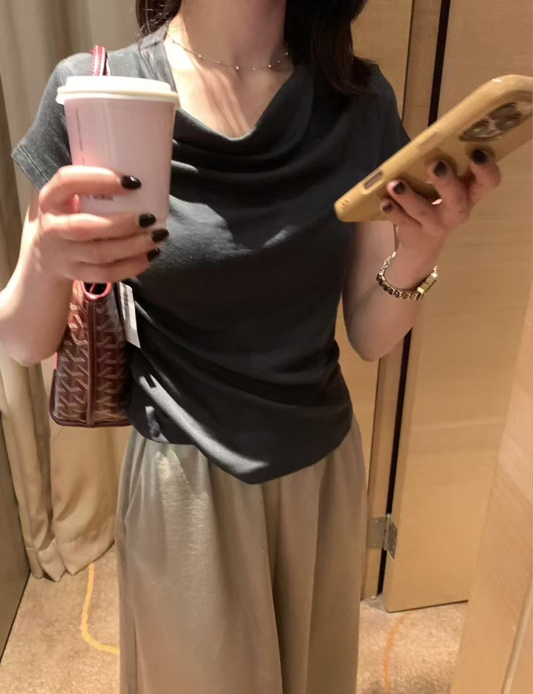 蕩領氣質6色上衣18