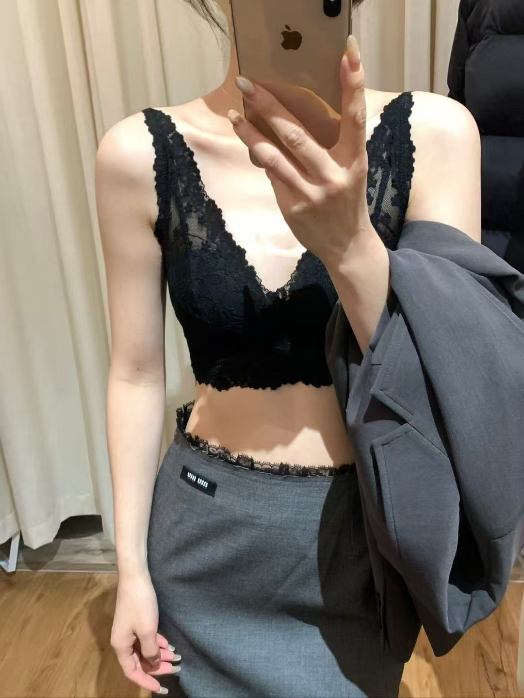 蕾絲顯胸圓bra17