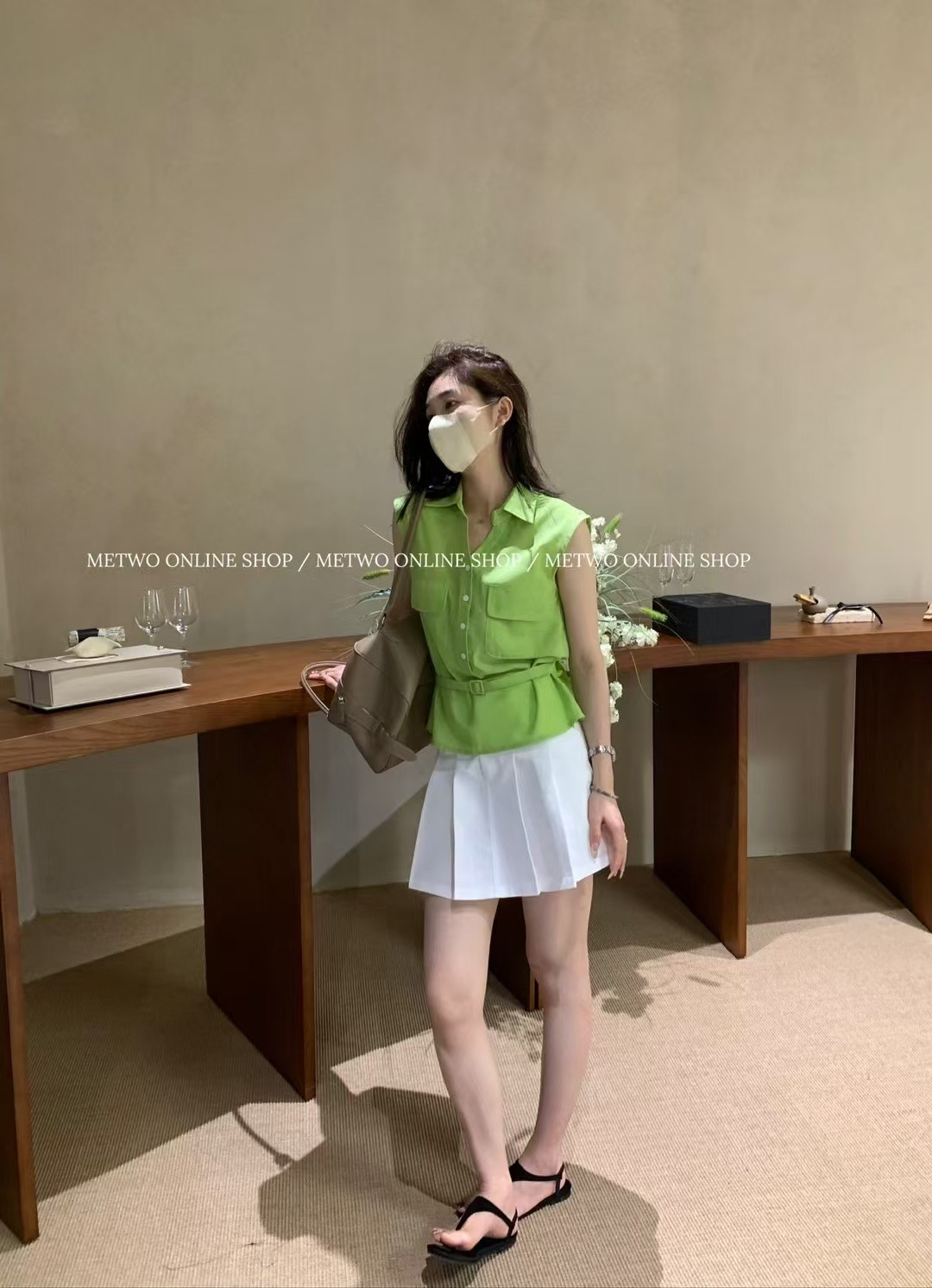 腰帶苧麻襯衫22