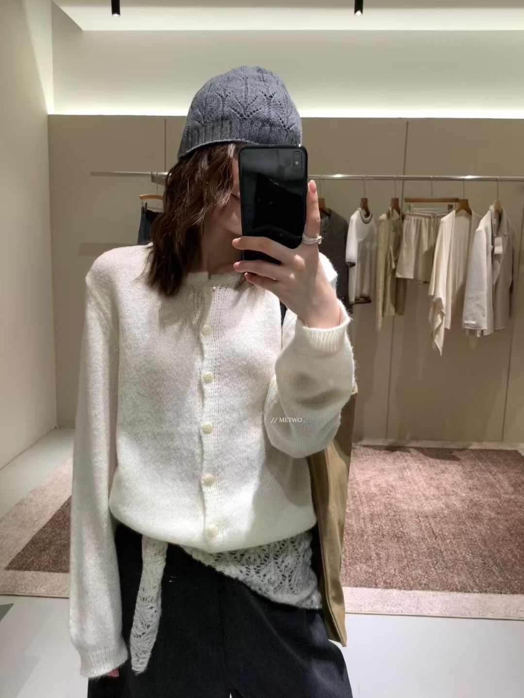 開衫毛衣➕圍巾14