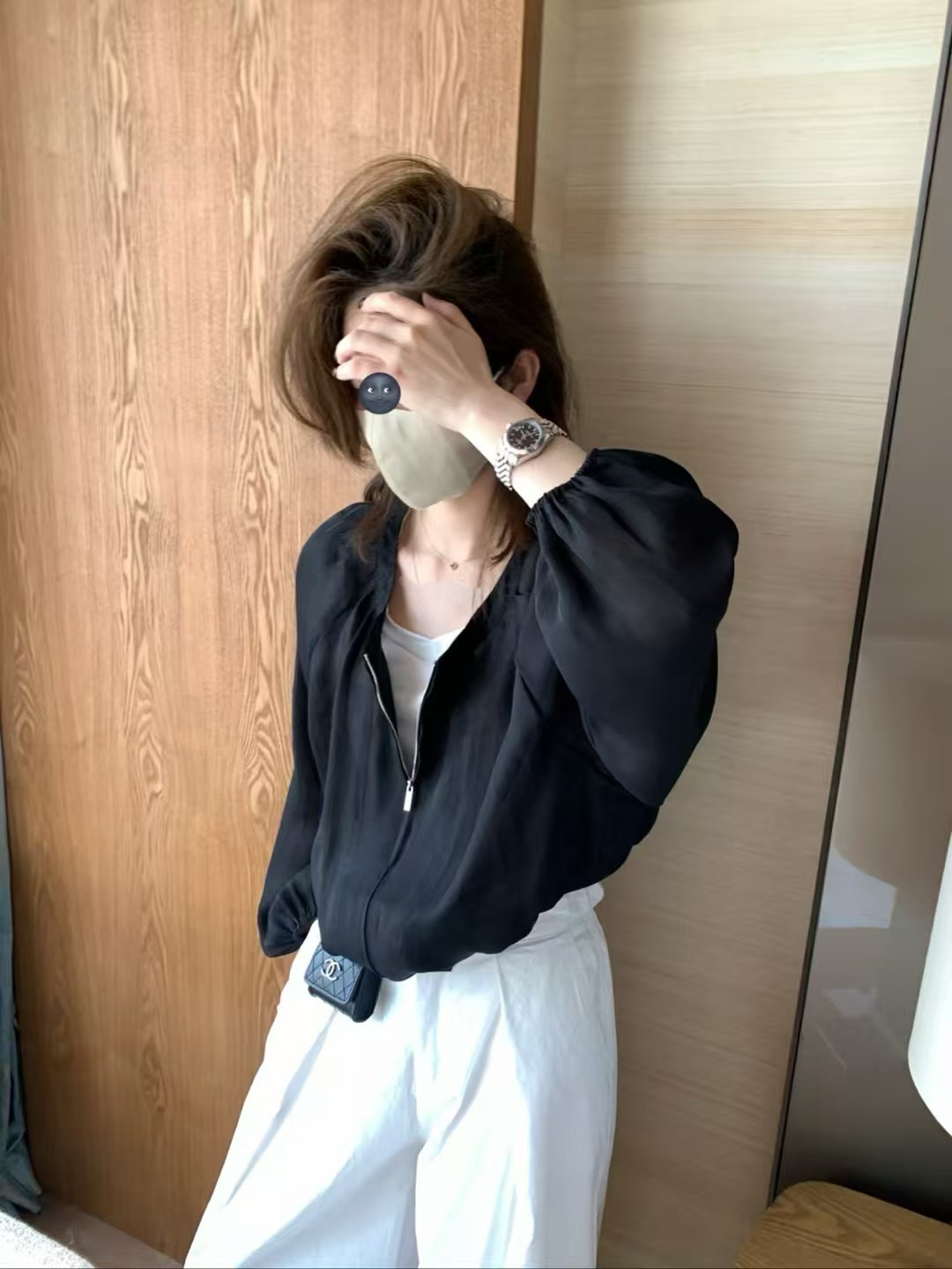 天絲拉鍊小外套12