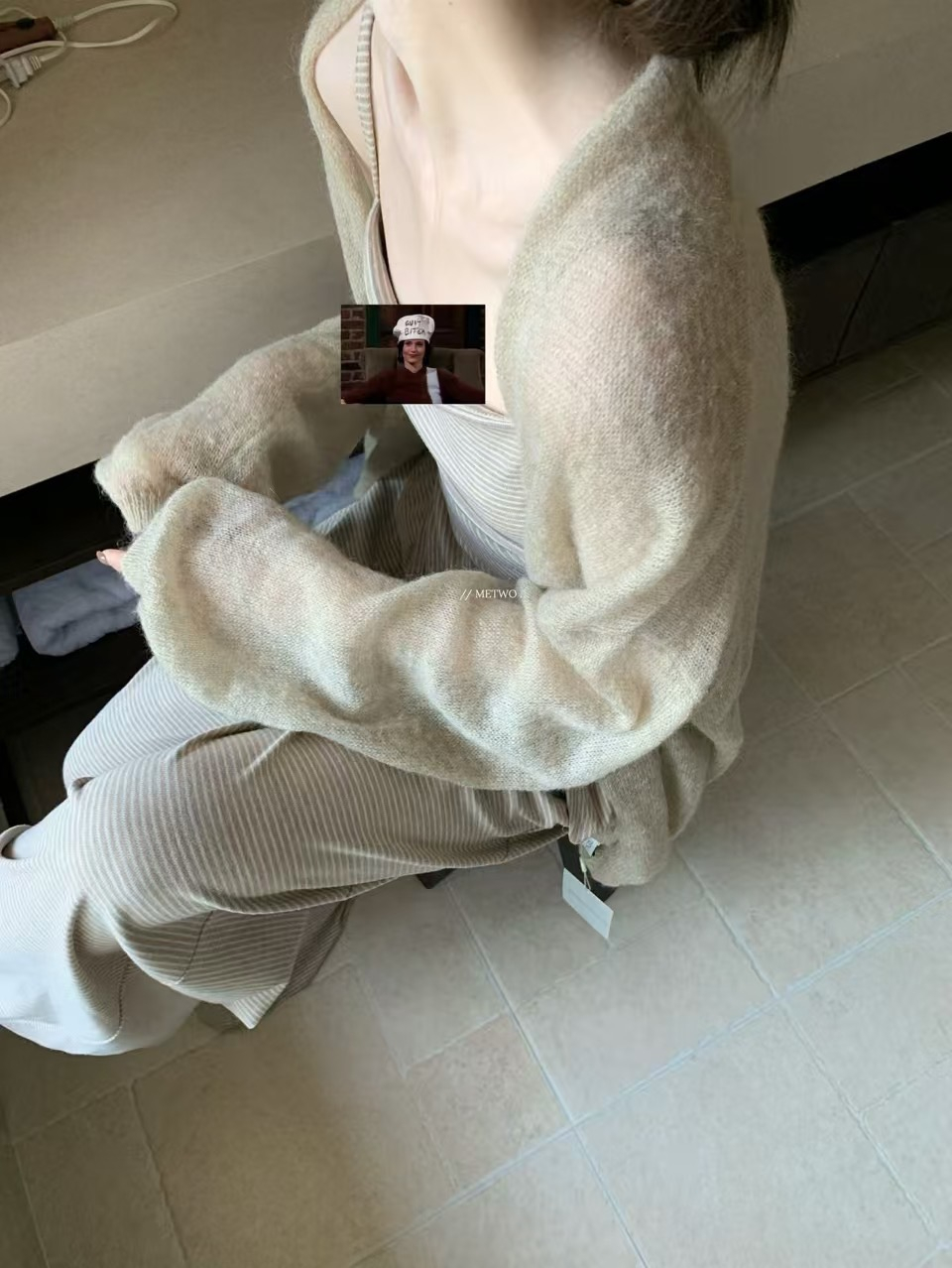 馬海毛毛衫➕呢子吊帶➕呢子褲（三件套）5