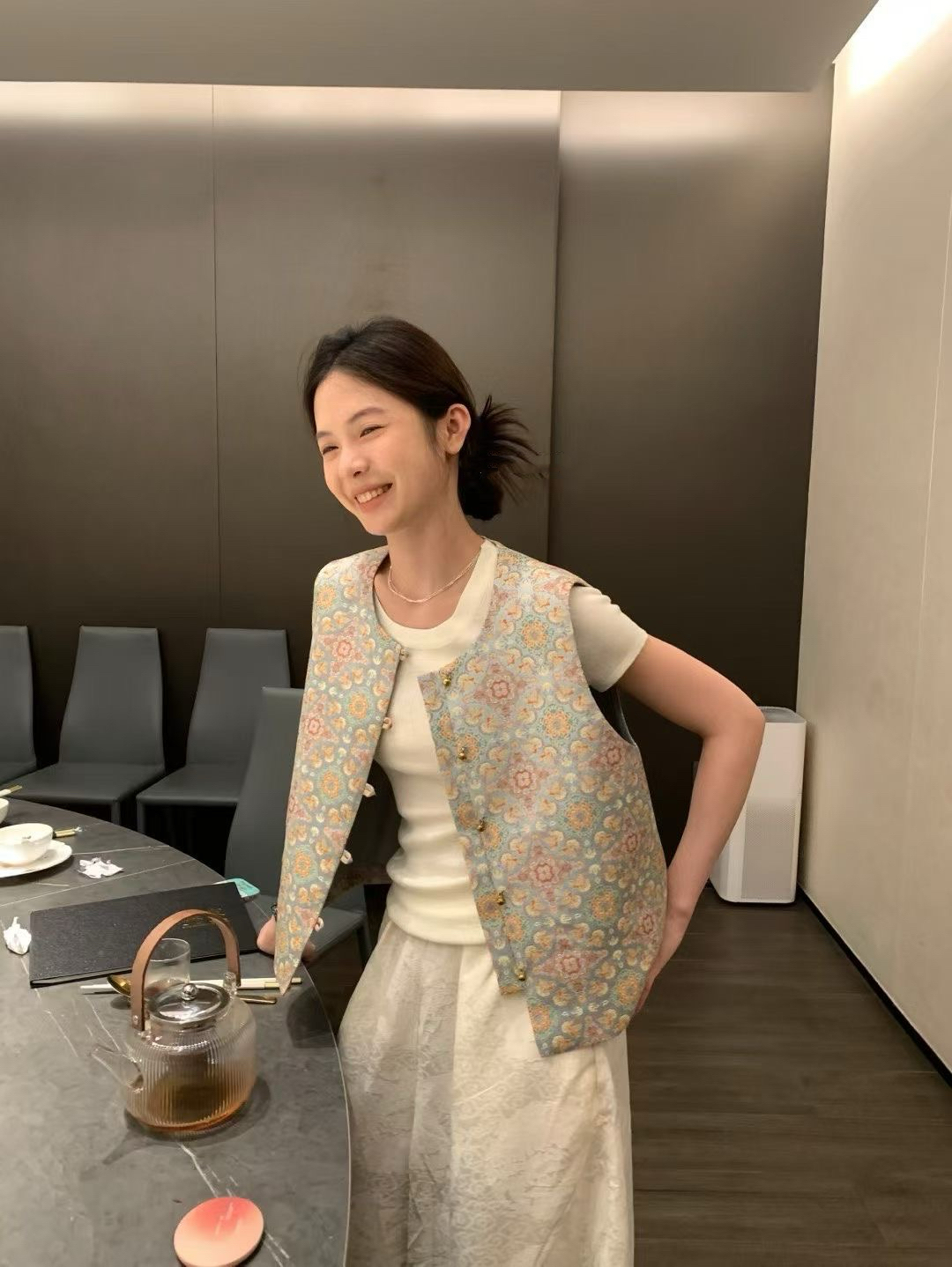 中秋宋錦馬甲外套1