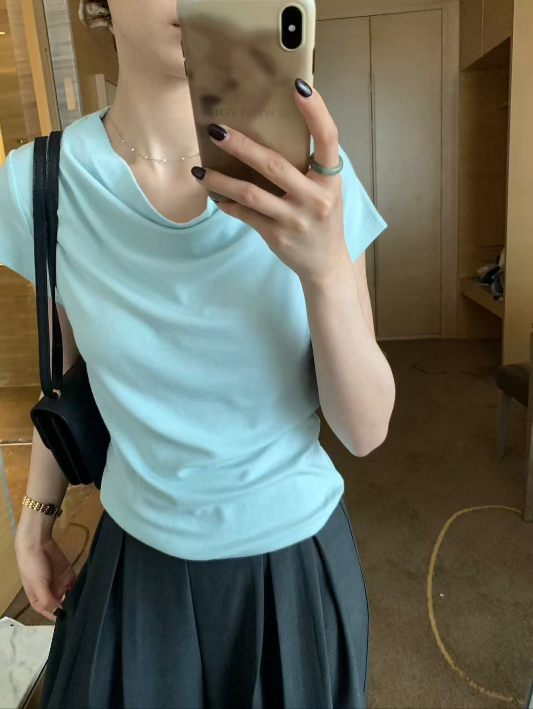 蕩領氣質6色上衣6