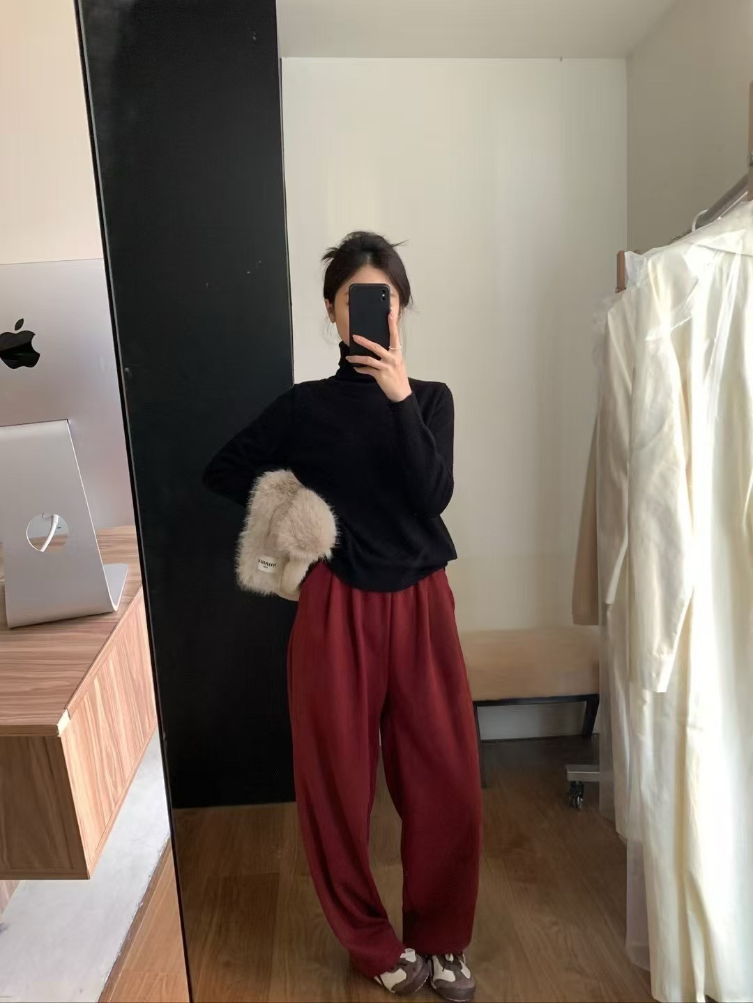 七色發熱高領毛衫9