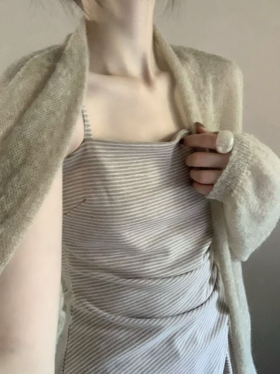 馬海毛毛衫➕呢子吊帶➕呢子褲（三件套）4