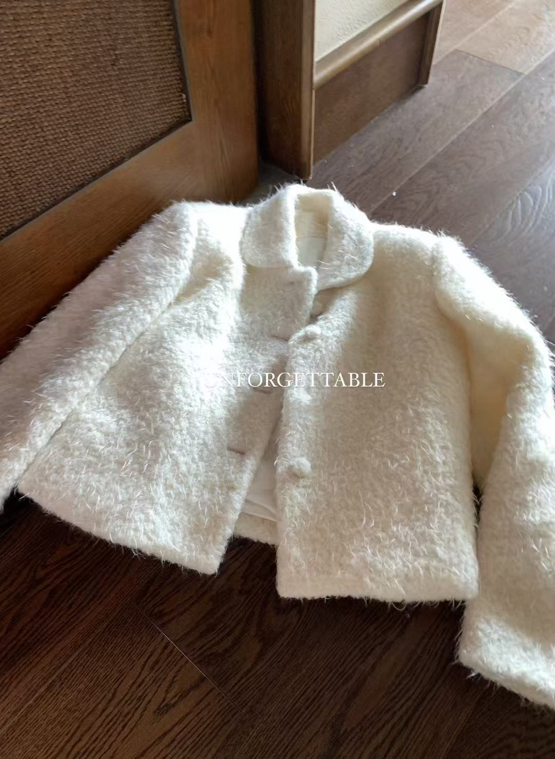 小香毛毛羽絨外套11