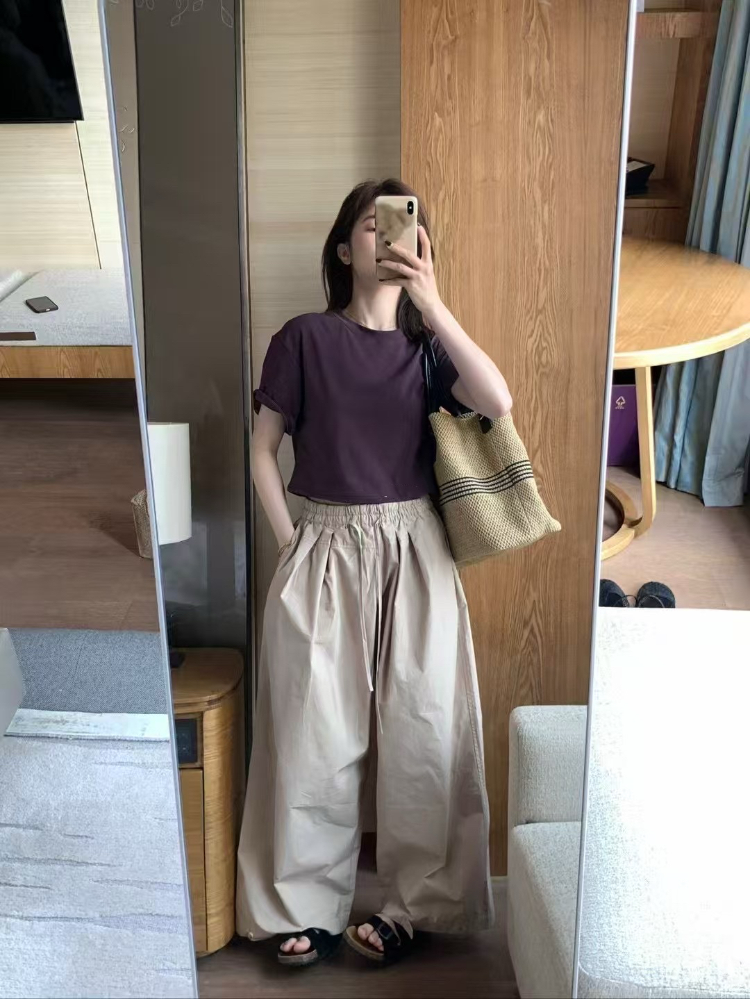 正肩100%純棉短tee12