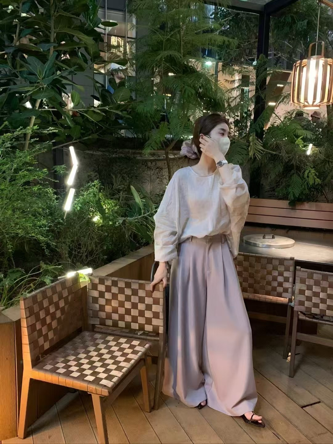 清冷苧麻鬆弛上衣8