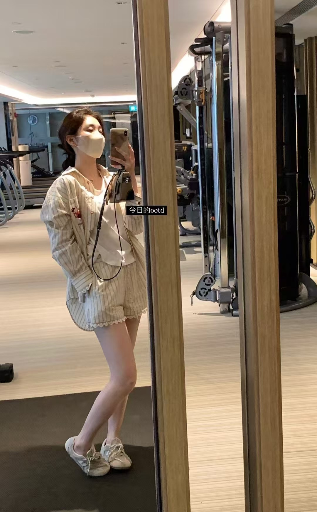 凱蒂貓歐貨條紋襯衫套裝8