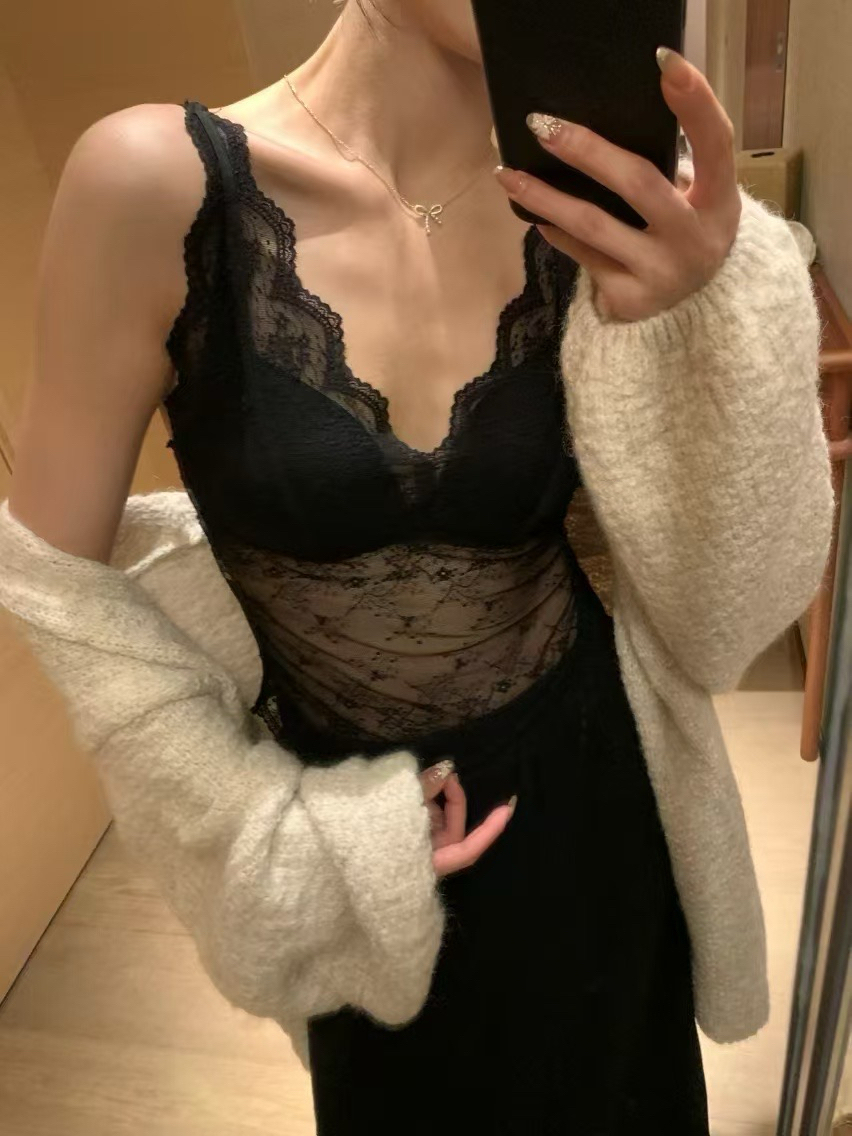 蕾絲疊穿!內搭小寶貝15