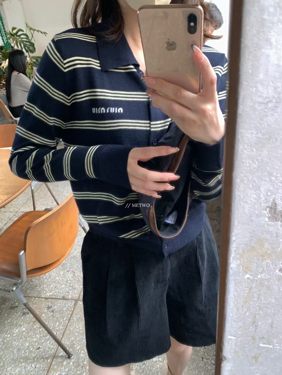 miumiu條紋polo針織1