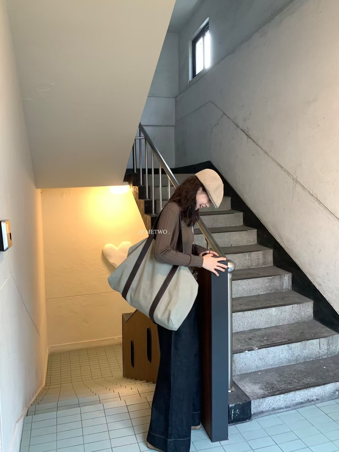 蕾絲針織兩件套12