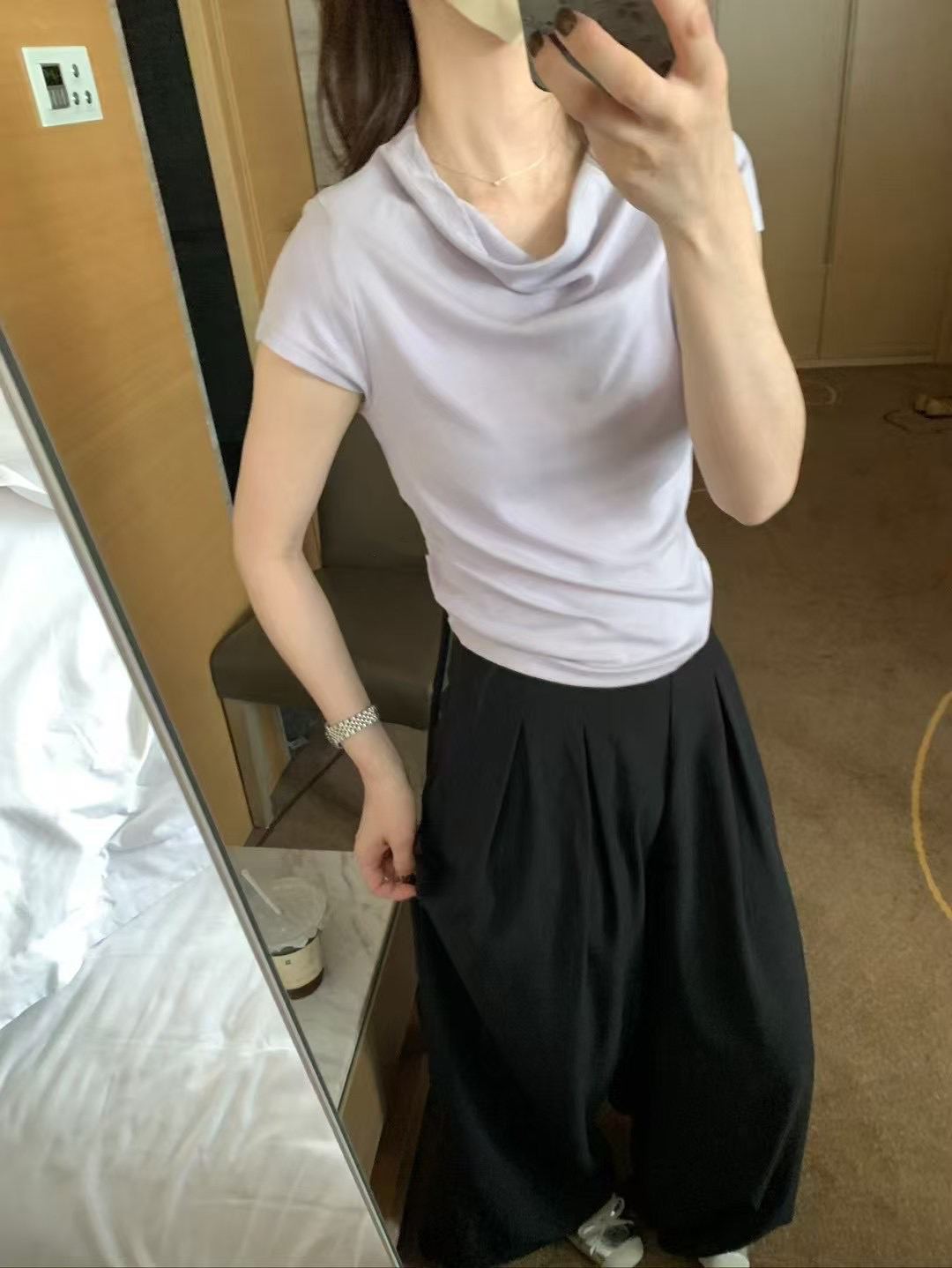 蕩領氣質6色上衣9