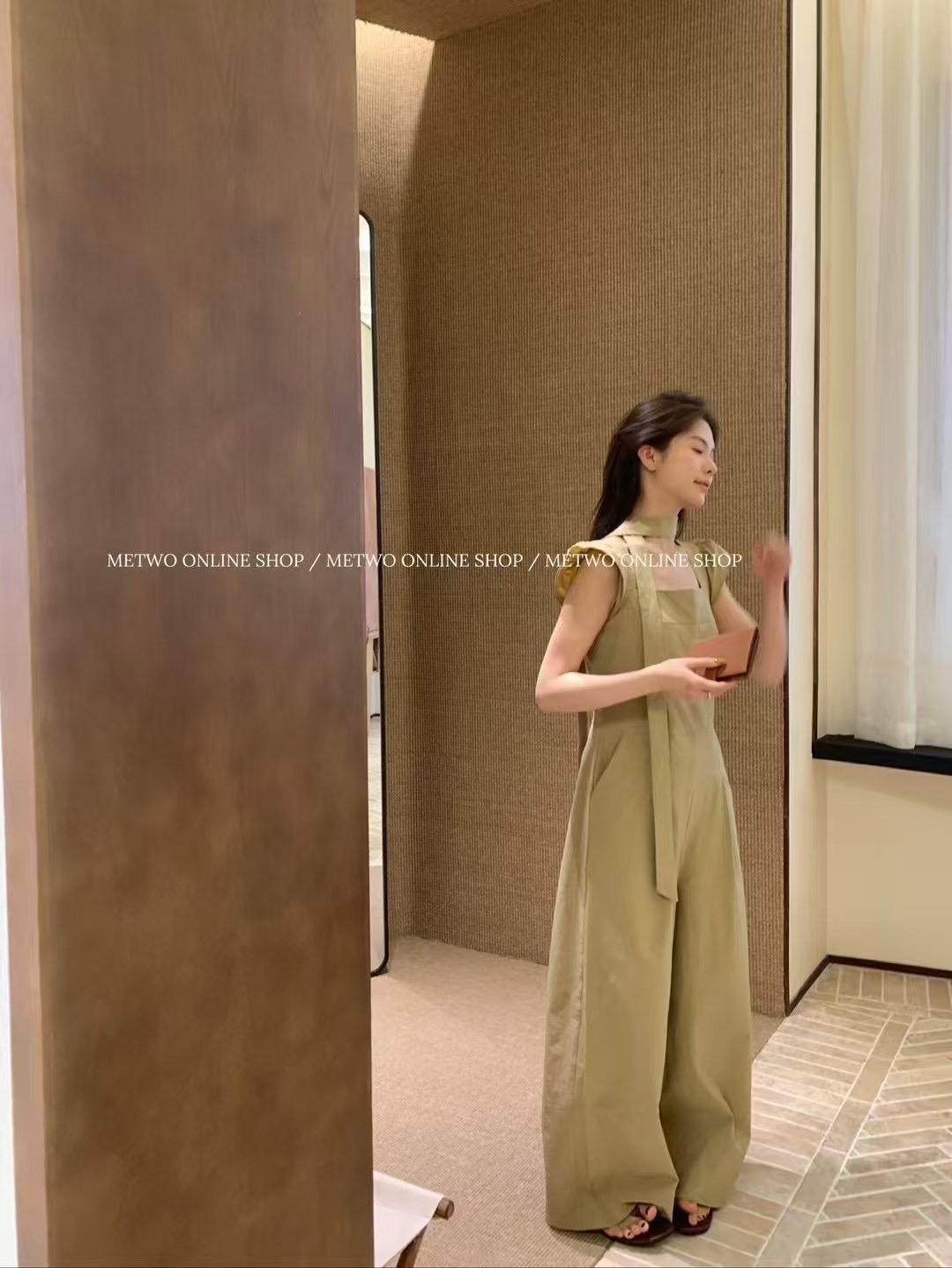 小飛袖工裝連體褲7