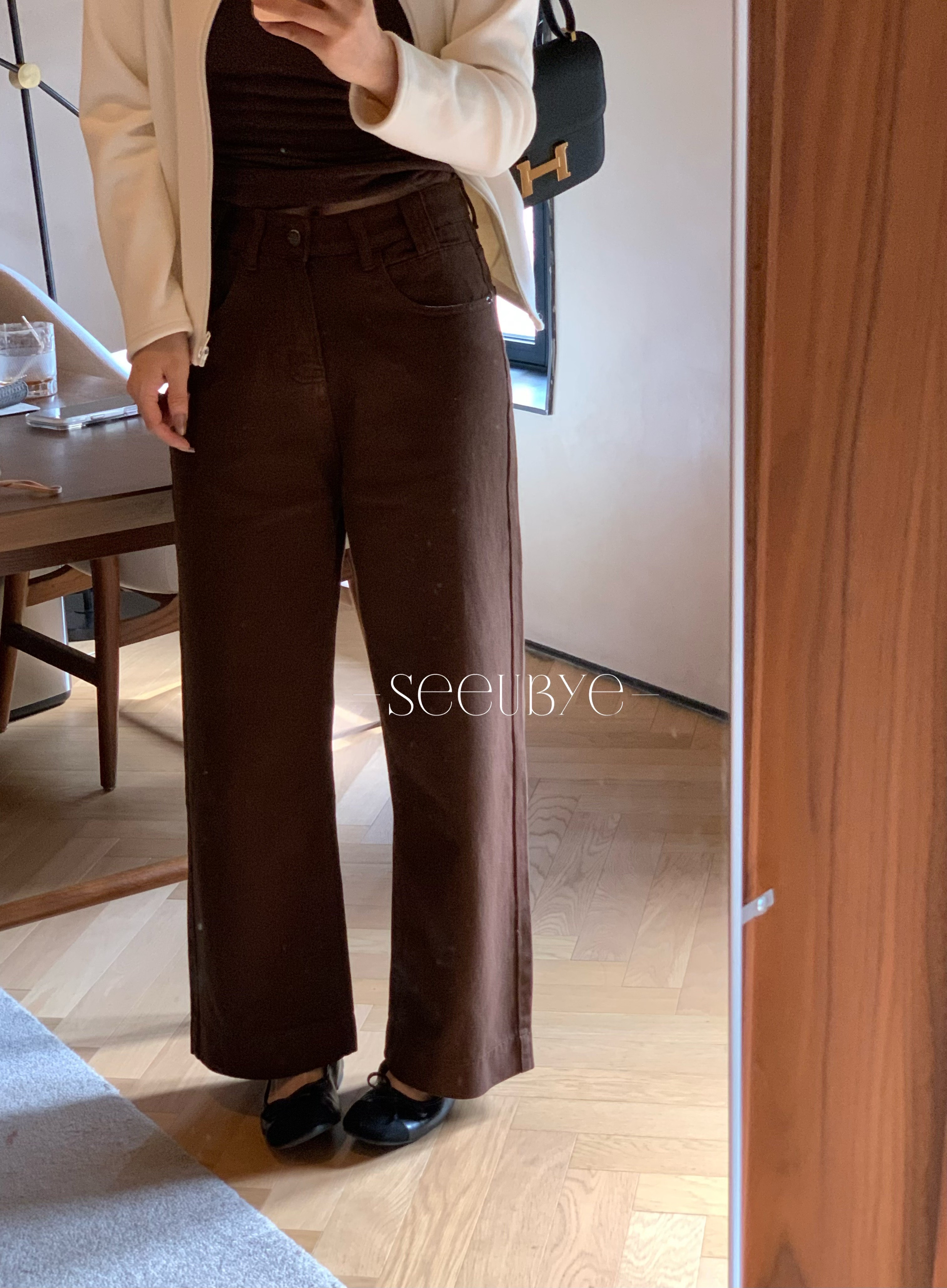 貴一點就是不一樣 栗色牛仔褲7