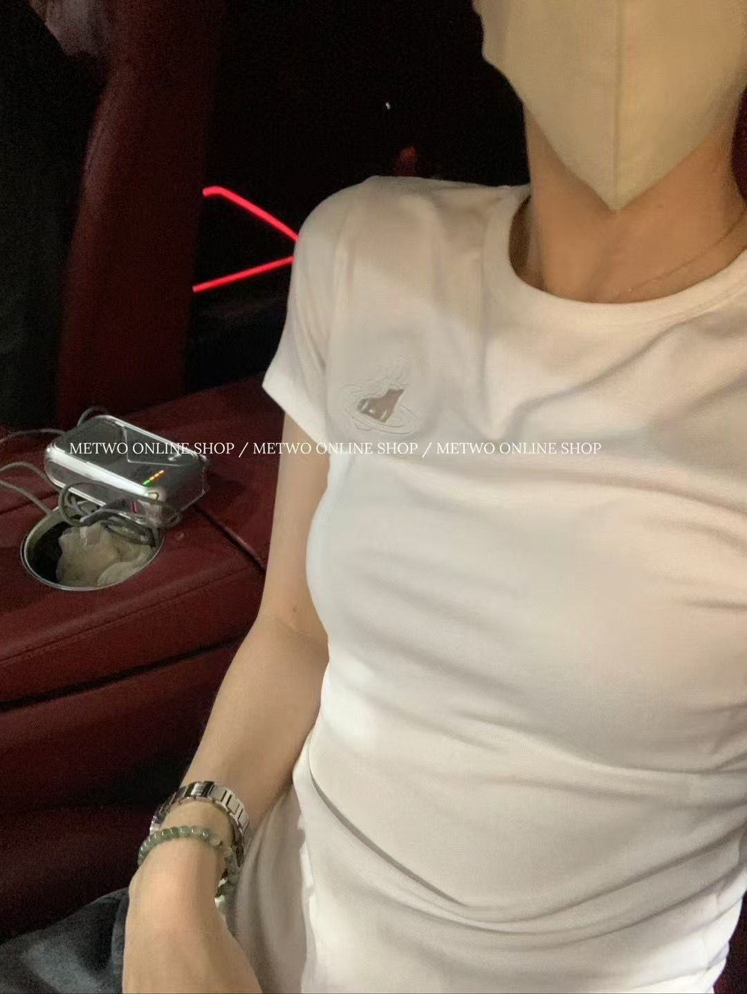 kitty網紗刺繡tee16