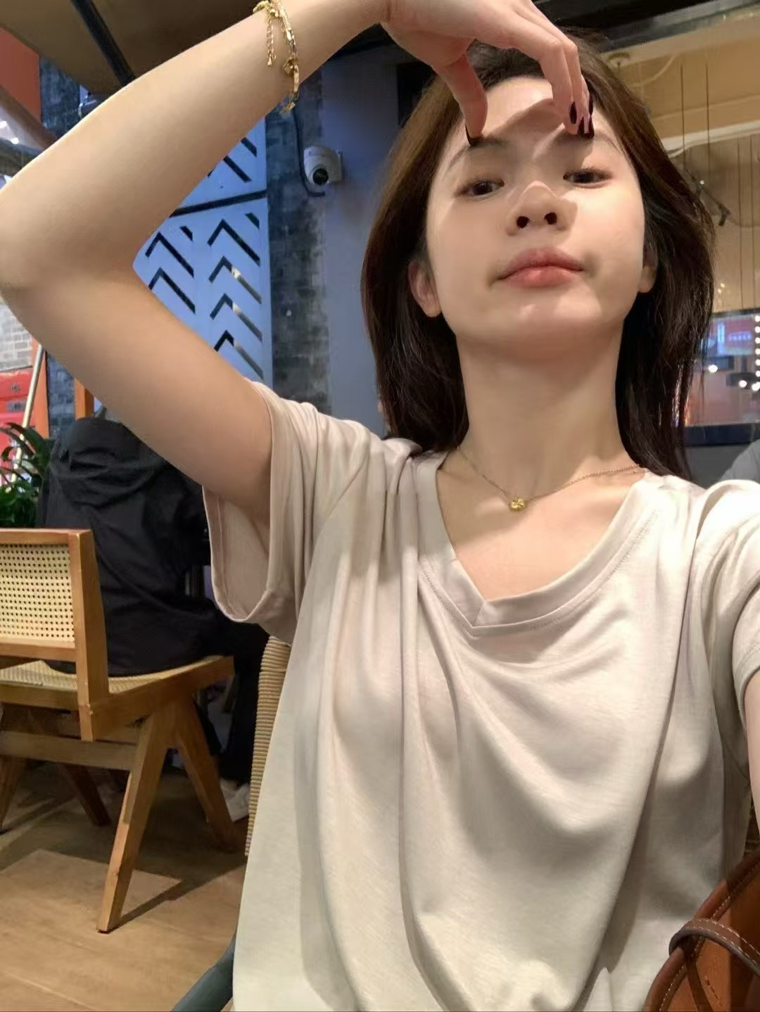 高級料！4色珠光tee21