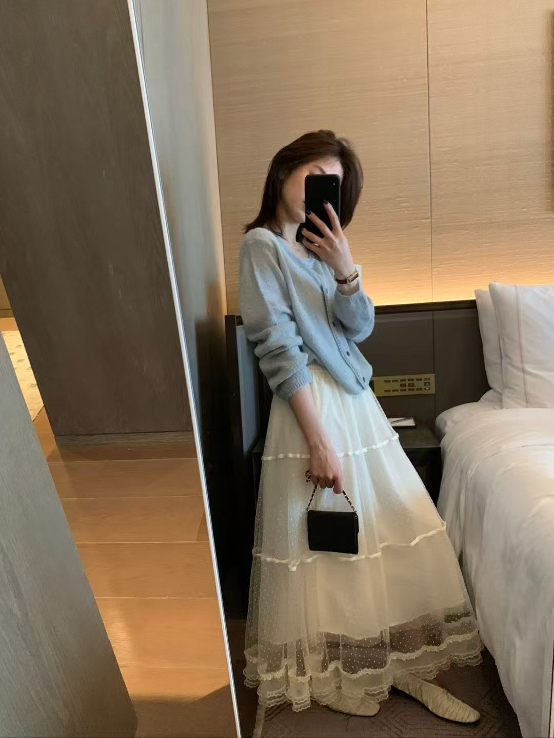 韓代5色小開衫7