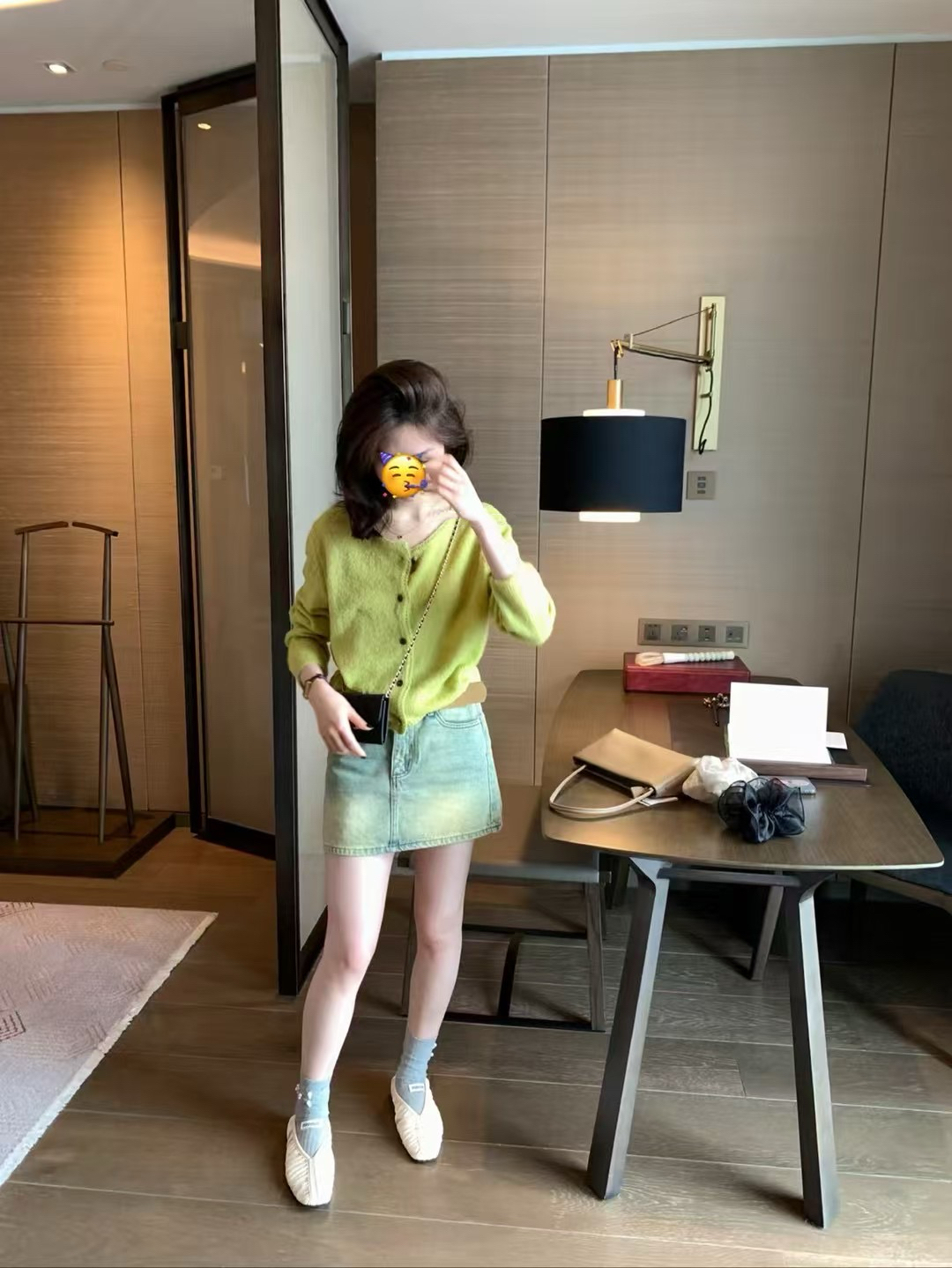 韓代5色小開衫13