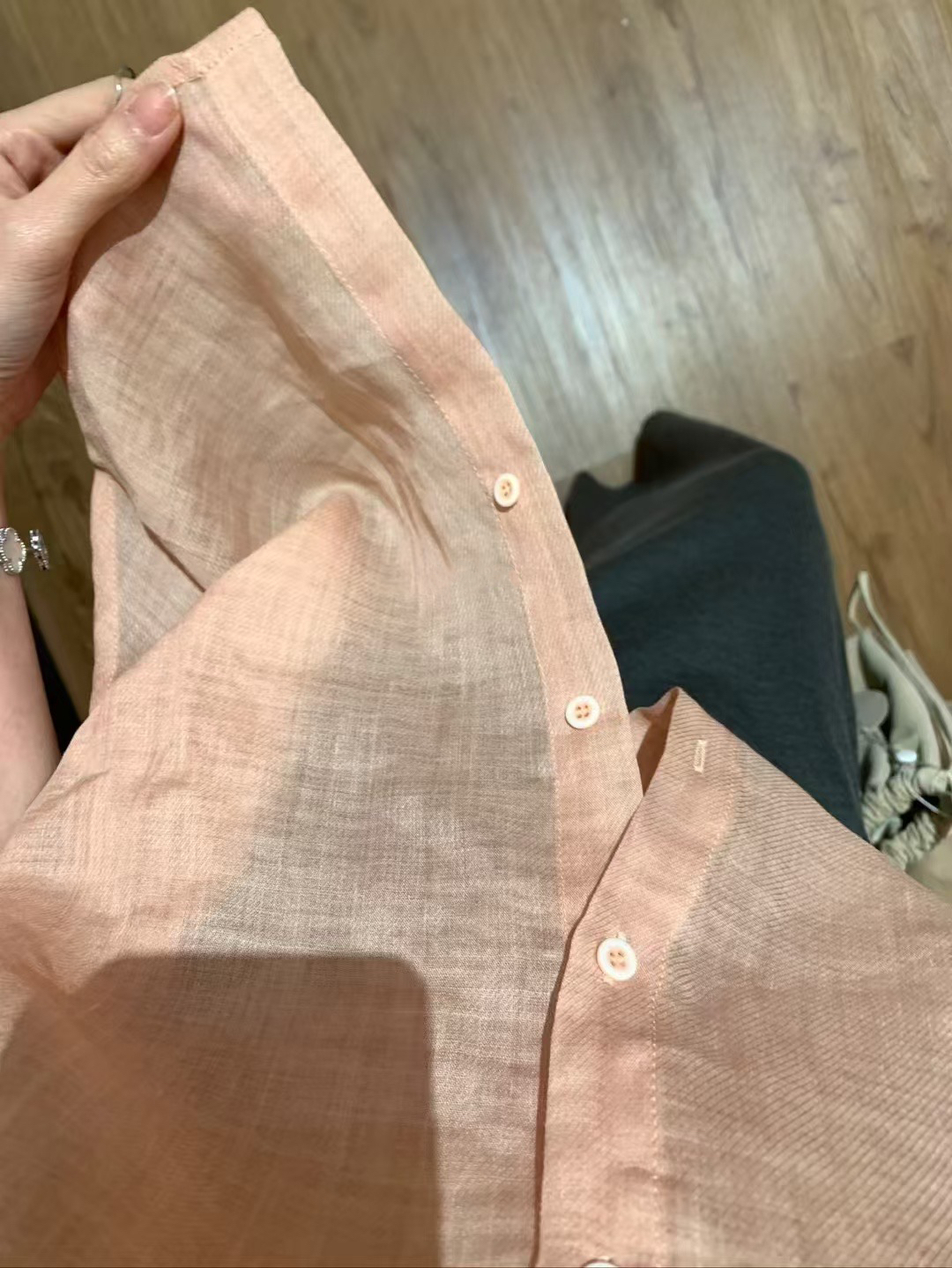 花苞100％亞麻小衫5