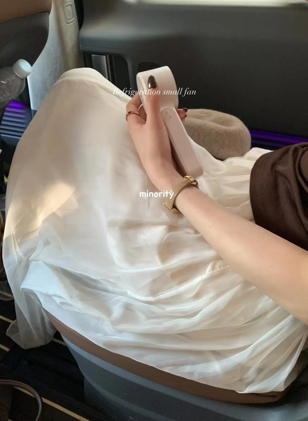 小羊皮奶茶色手錶8