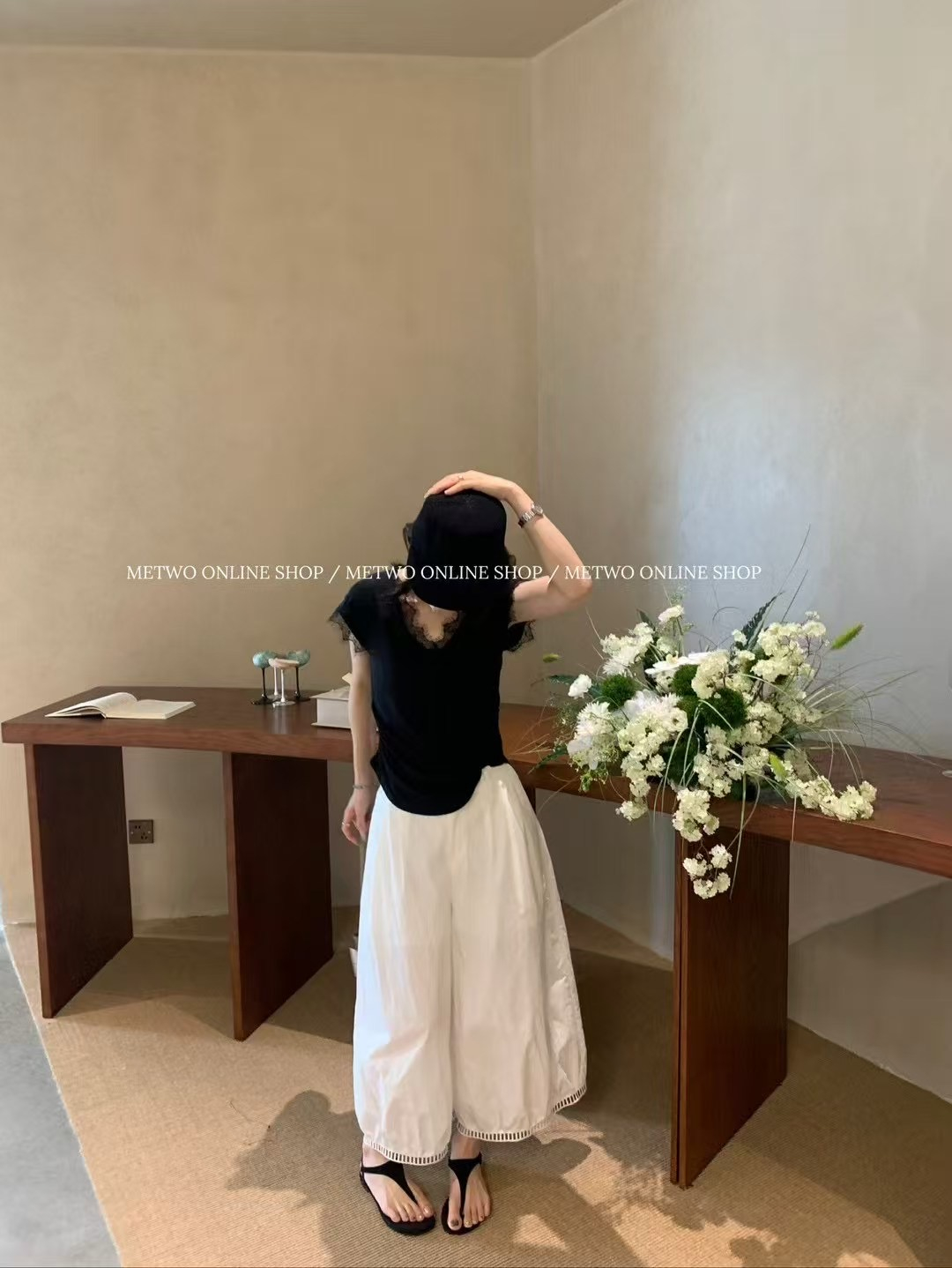 天絲肌底蕾絲上衣6