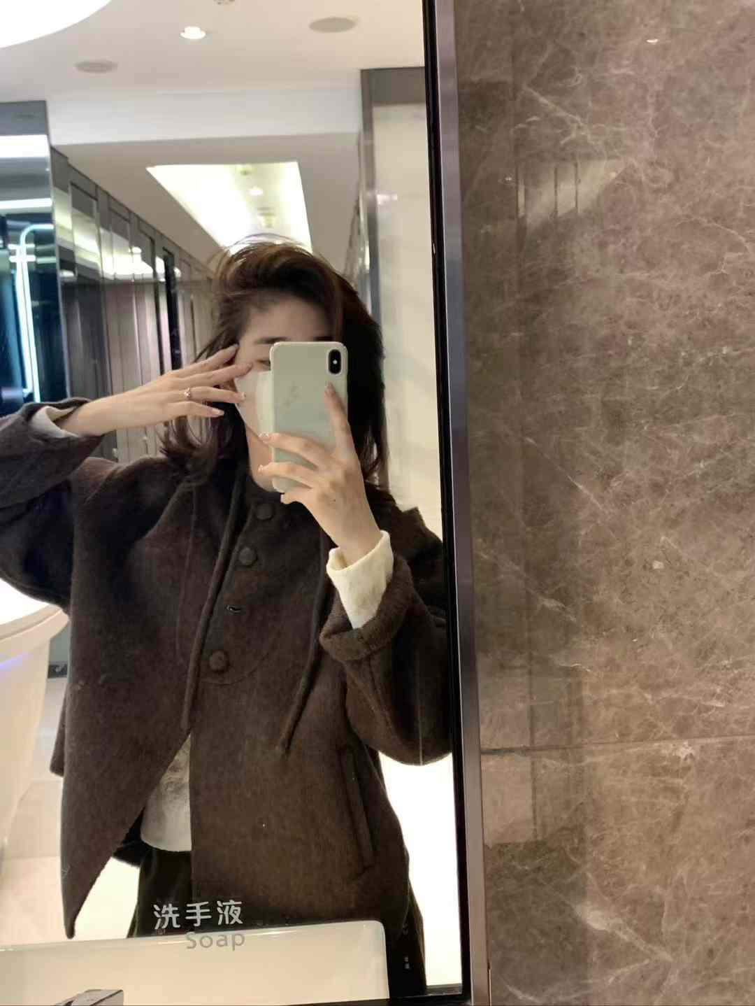 100%手工羊毛咖外套2