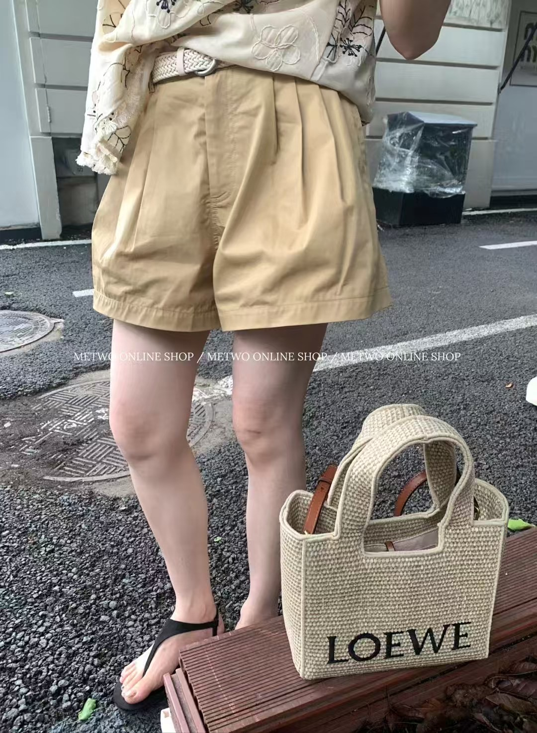 高貨卡其短褲（配腰帶）3