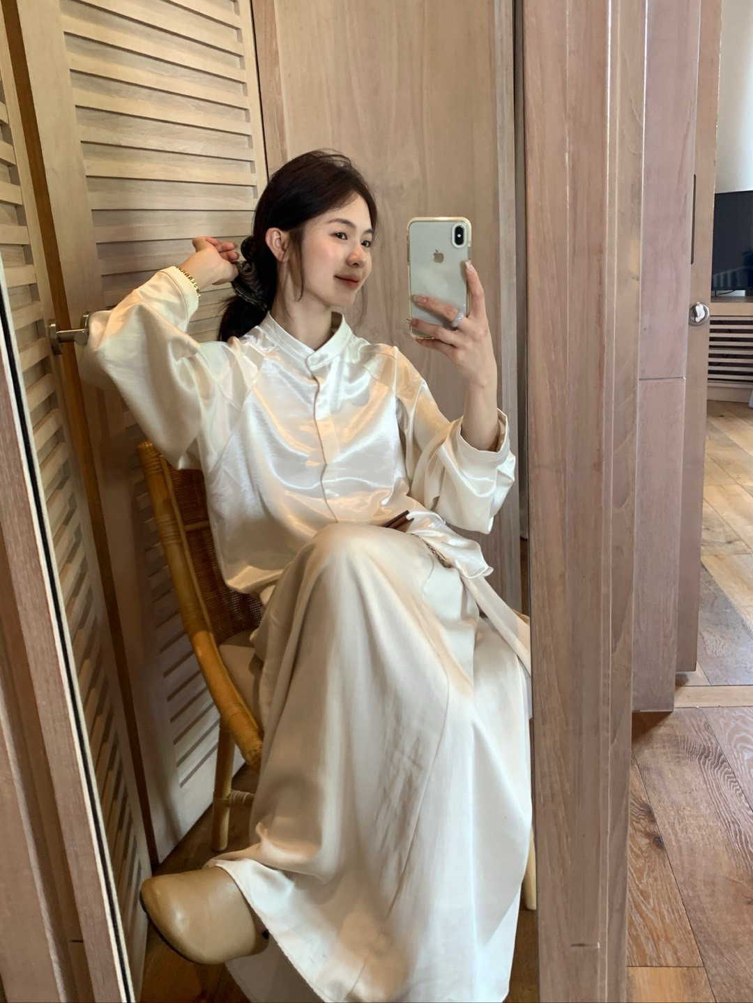 私服光感綁帶裙2