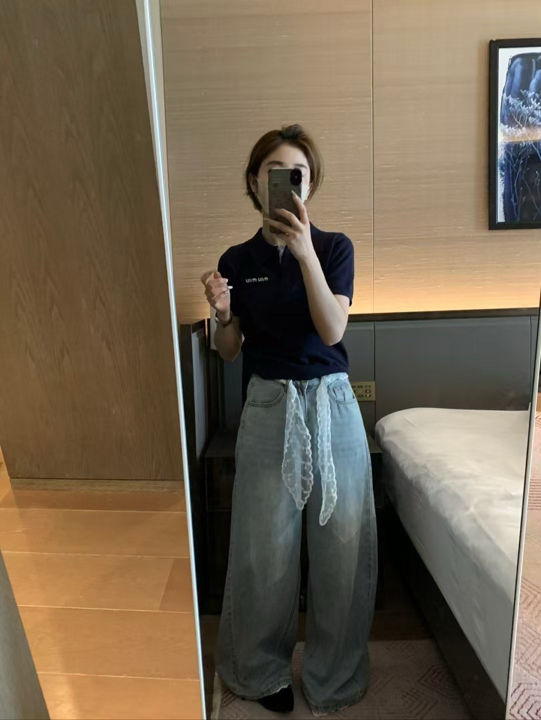 蕾絲主推牛仔褲13