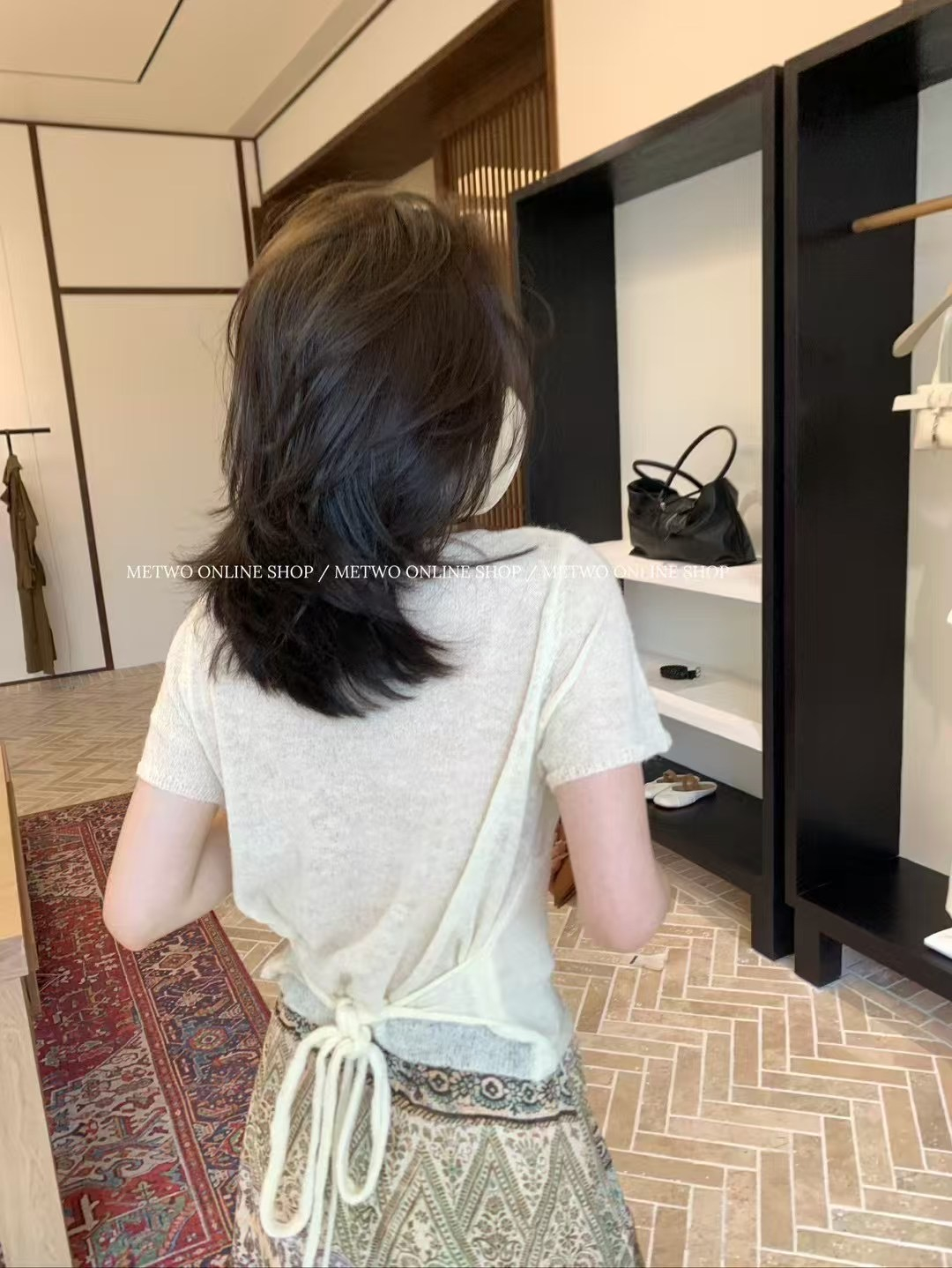 韓式假兩件小衫6