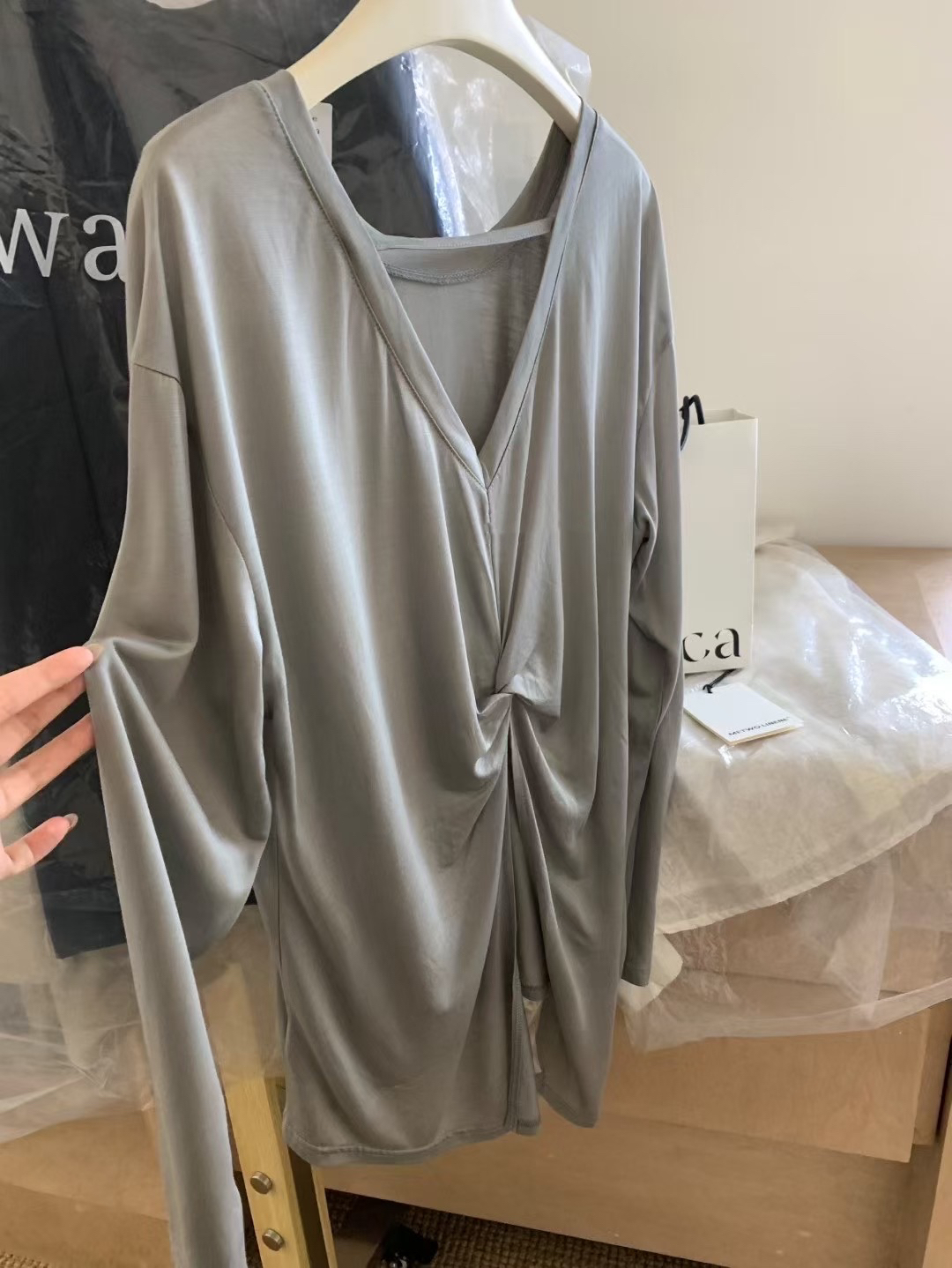 前後兩穿紙片人上衣9