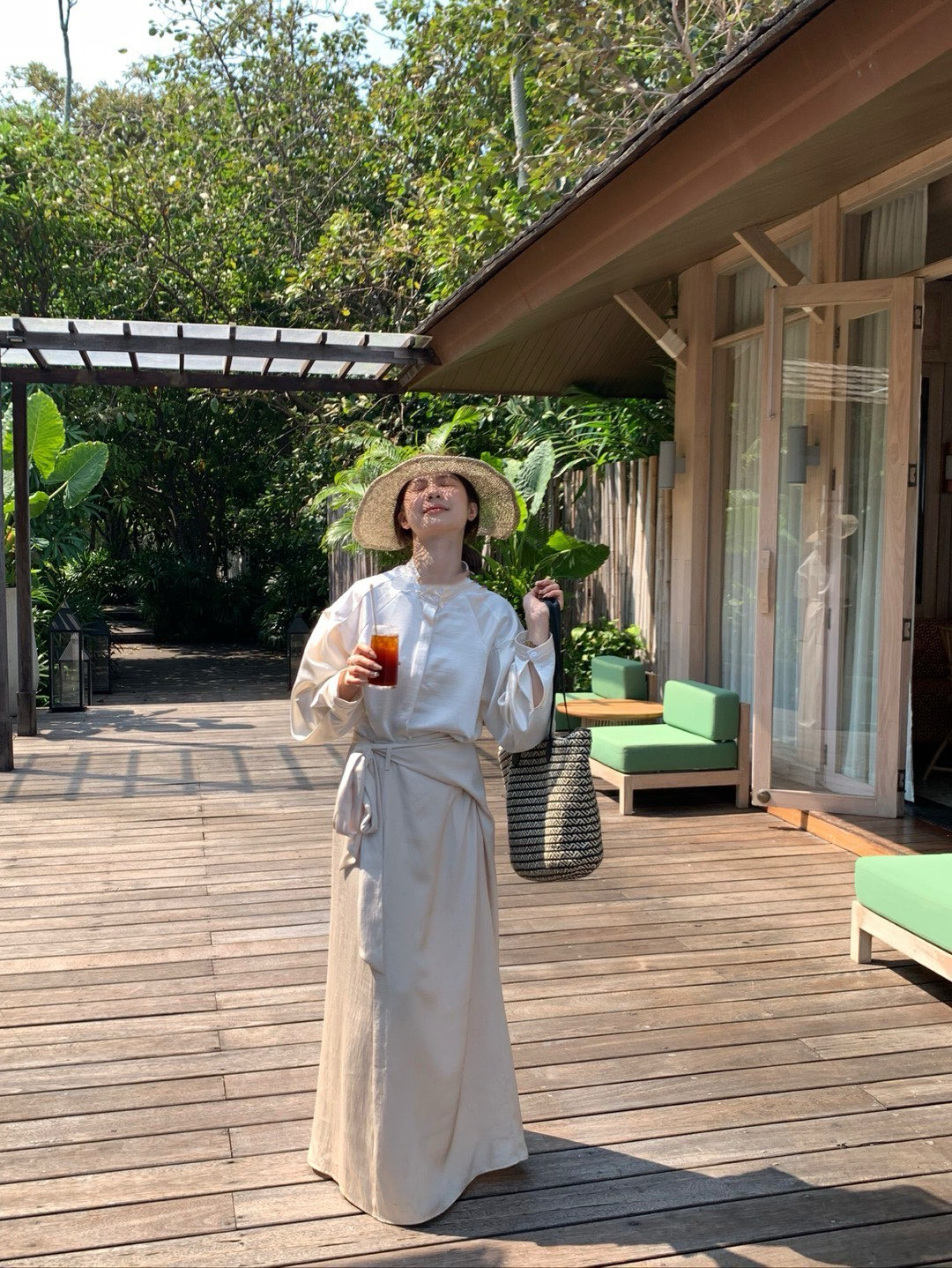 私服光感綁帶裙7