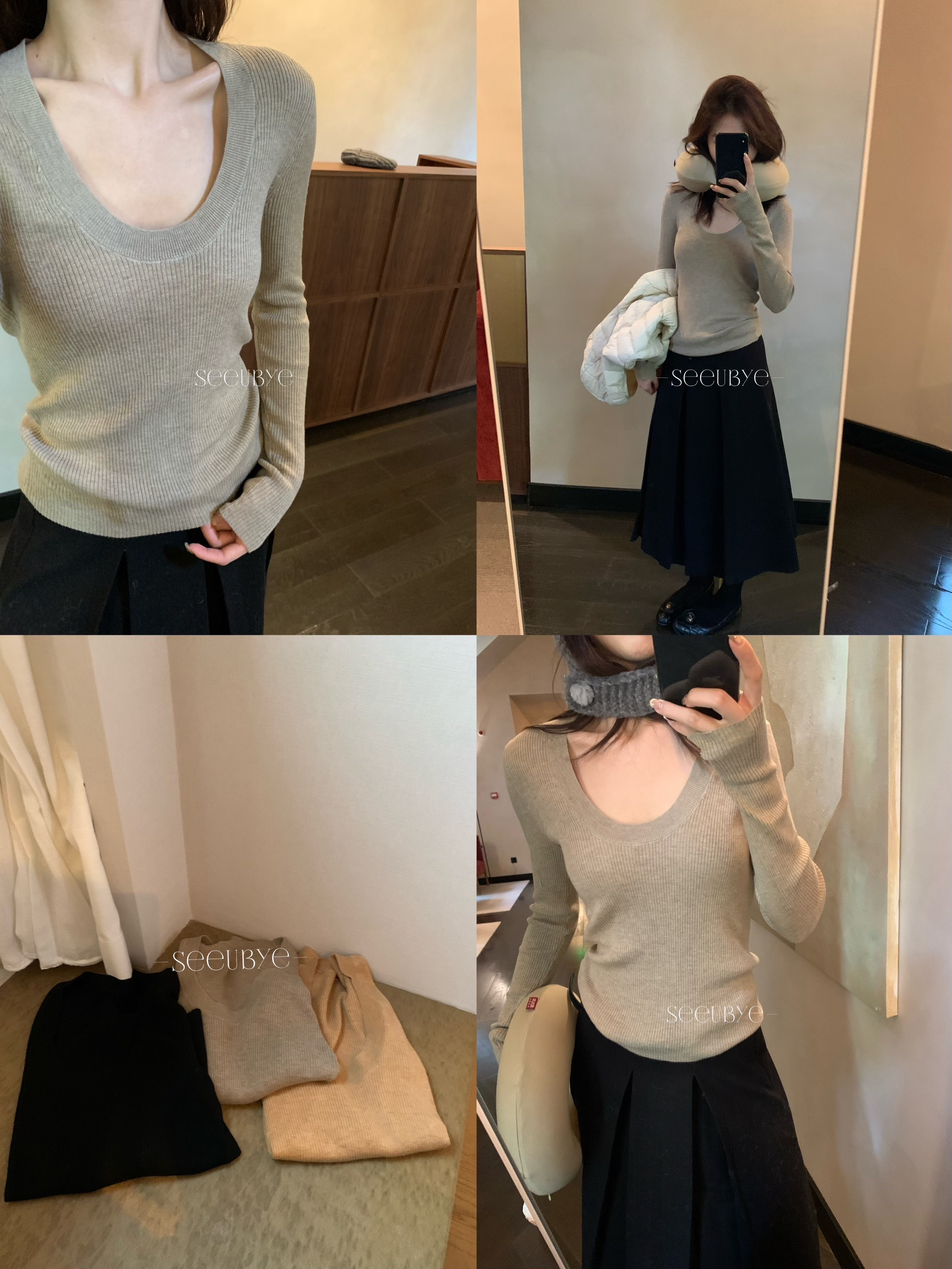 六色大U羊絨針織（領口特別顯瘦）6