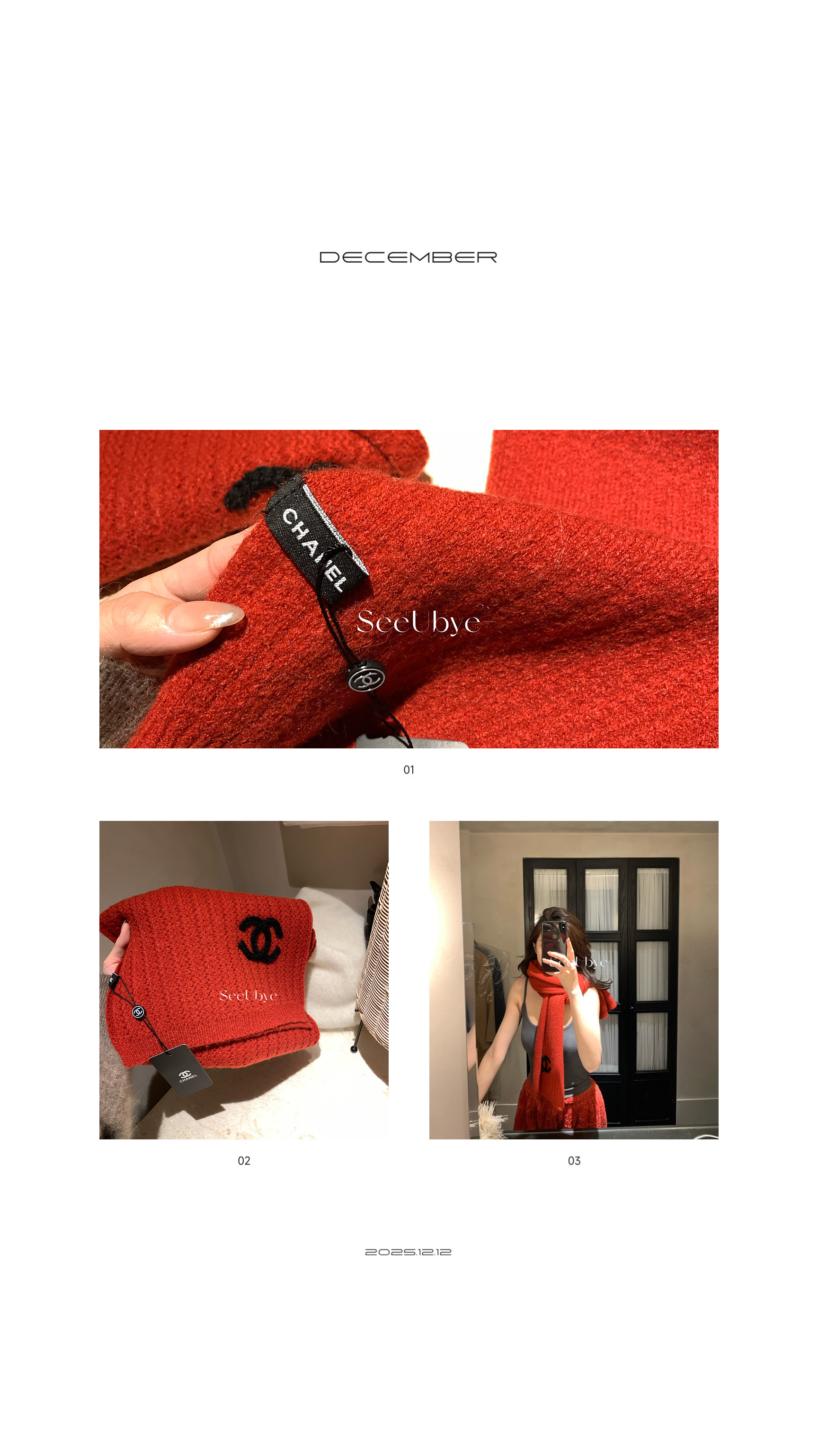 新年紅小香奶奶圍巾5