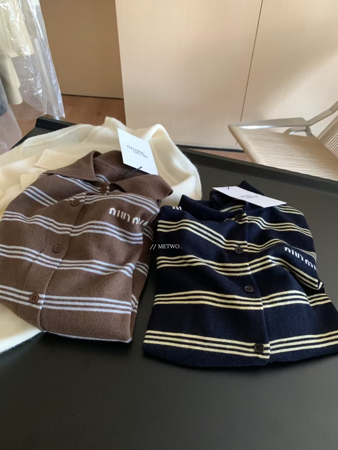 miumiu條紋polo針織14