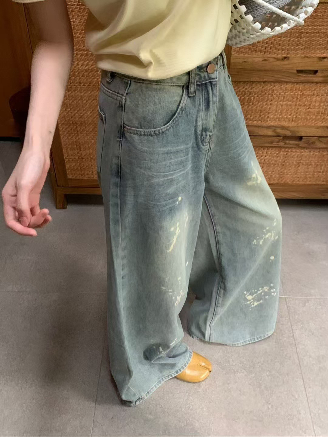 扎染牛仔褲3