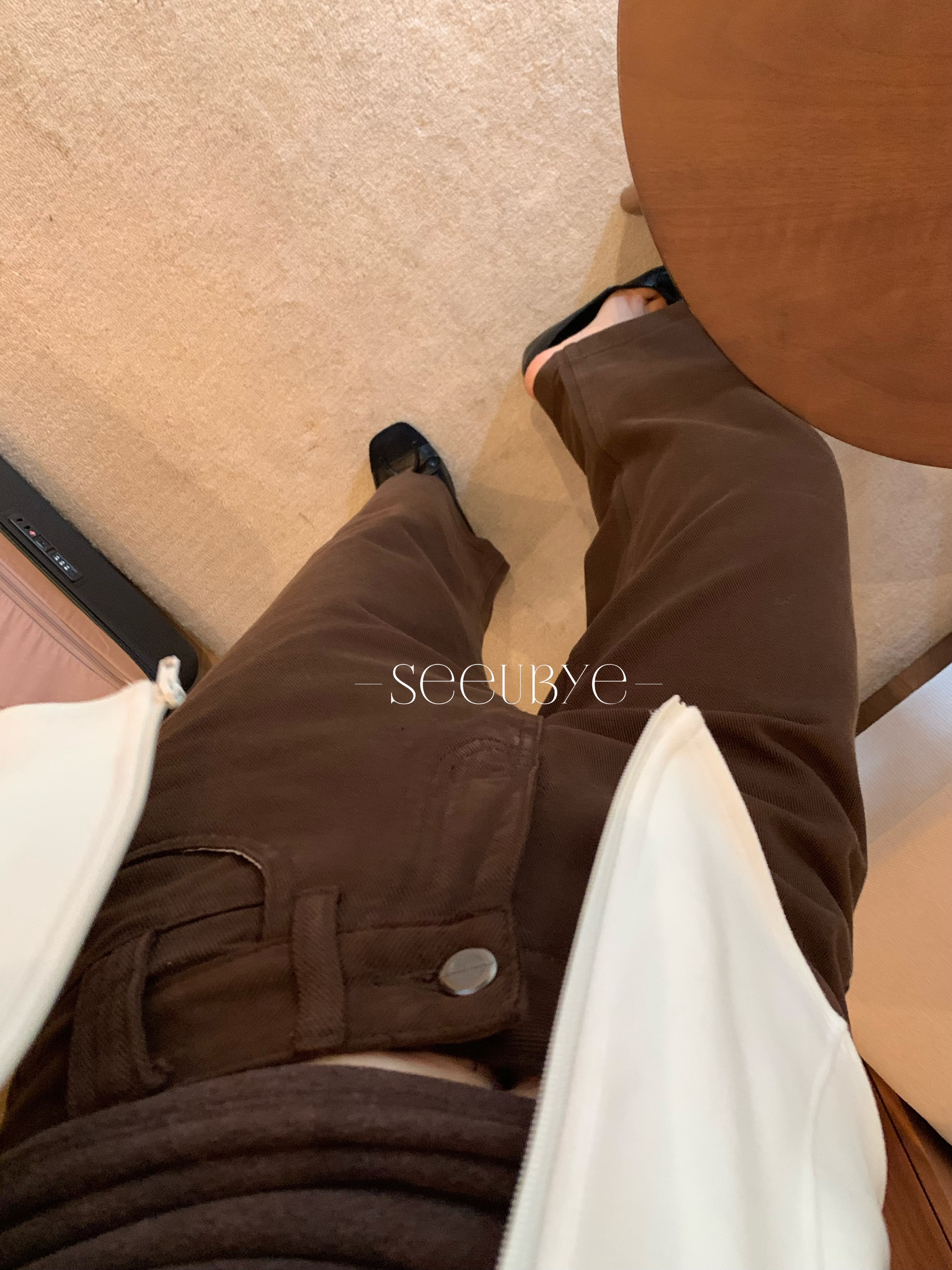 貴一點就是不一樣 栗色牛仔褲2