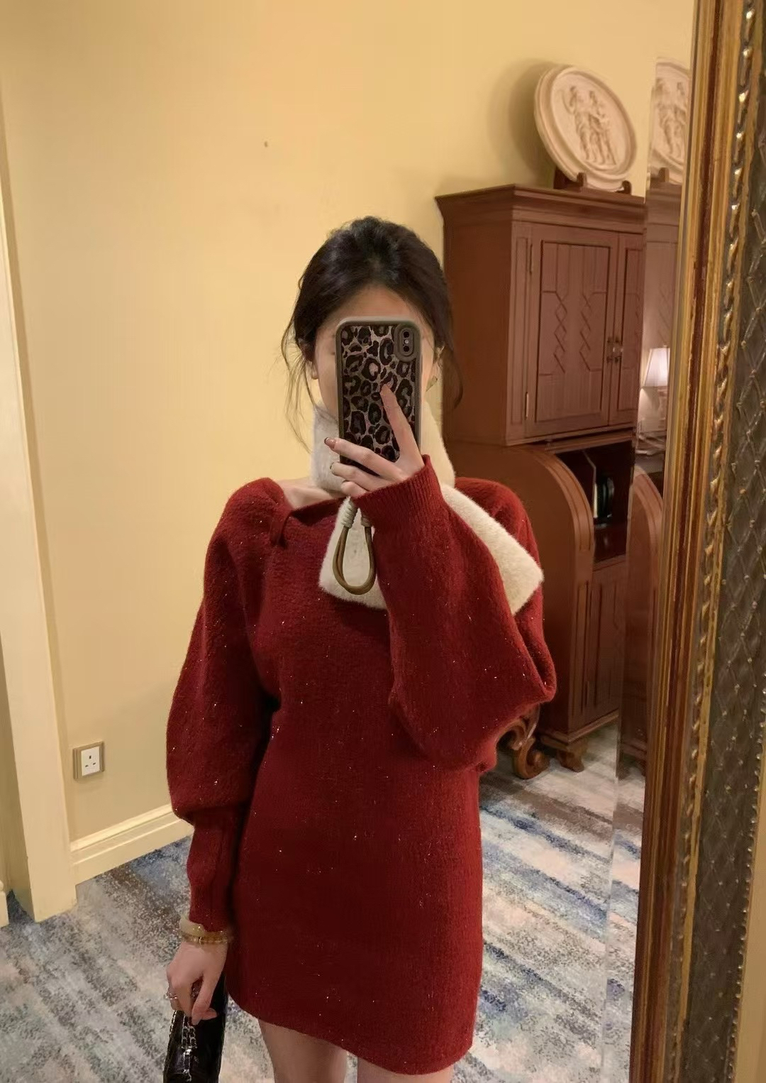 新年毛衣連衣裙20