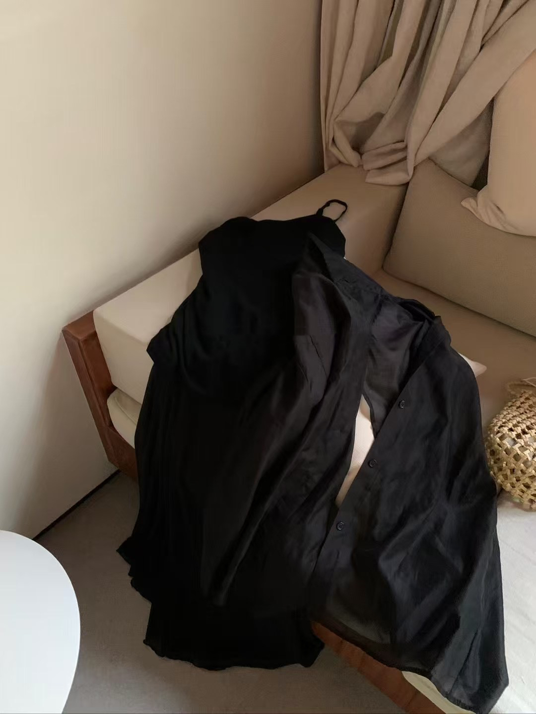 吊帶紗裙➕襯衫 2件套6