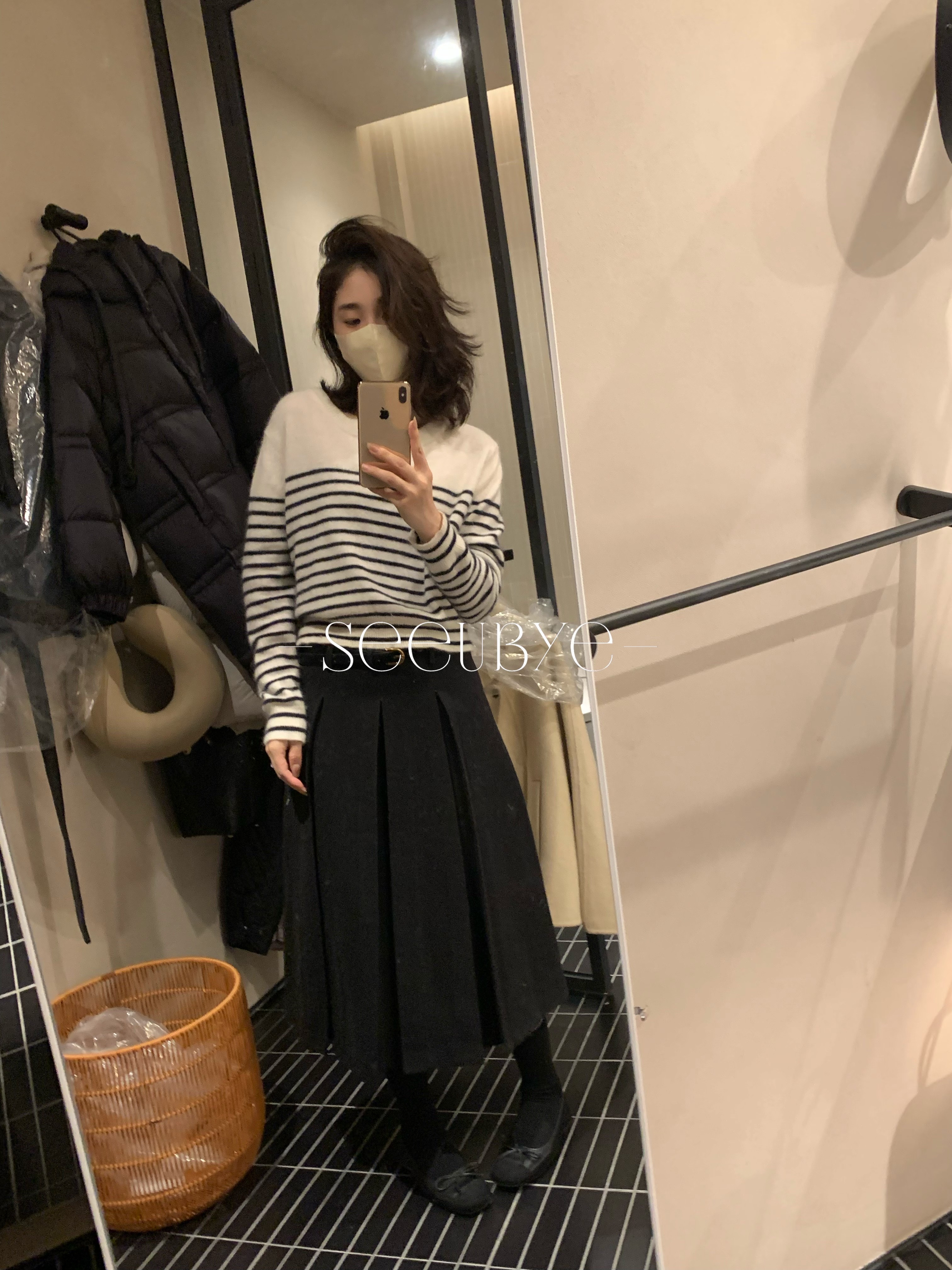 太韓了這件！羊毛條紋毛衣7