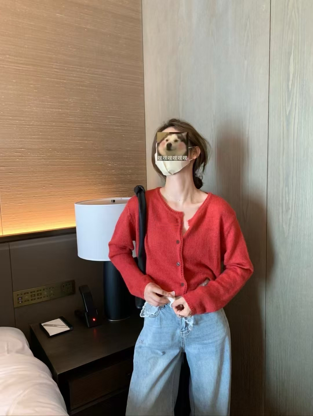 韓代5色小開衫21