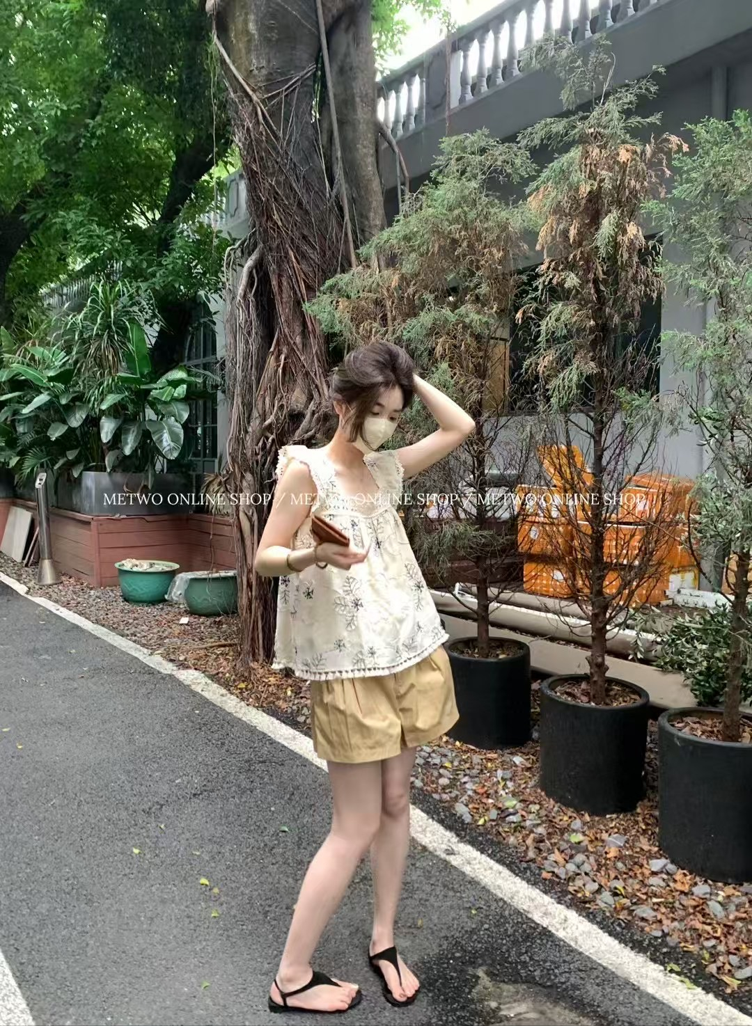 高貨卡其短褲（配腰帶）13