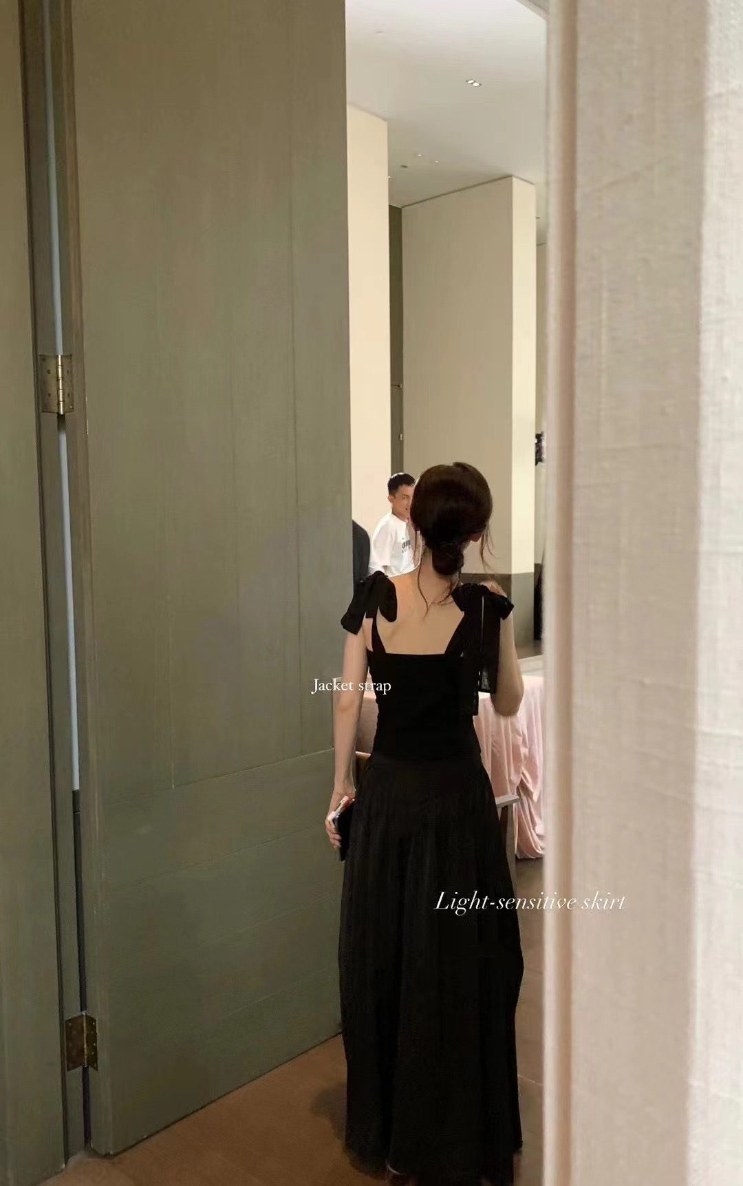 適合輕晚宴綁帶吊帶衫8