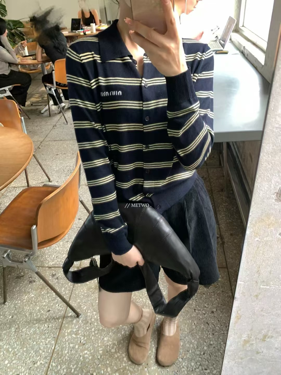 miumiu條紋polo針織6