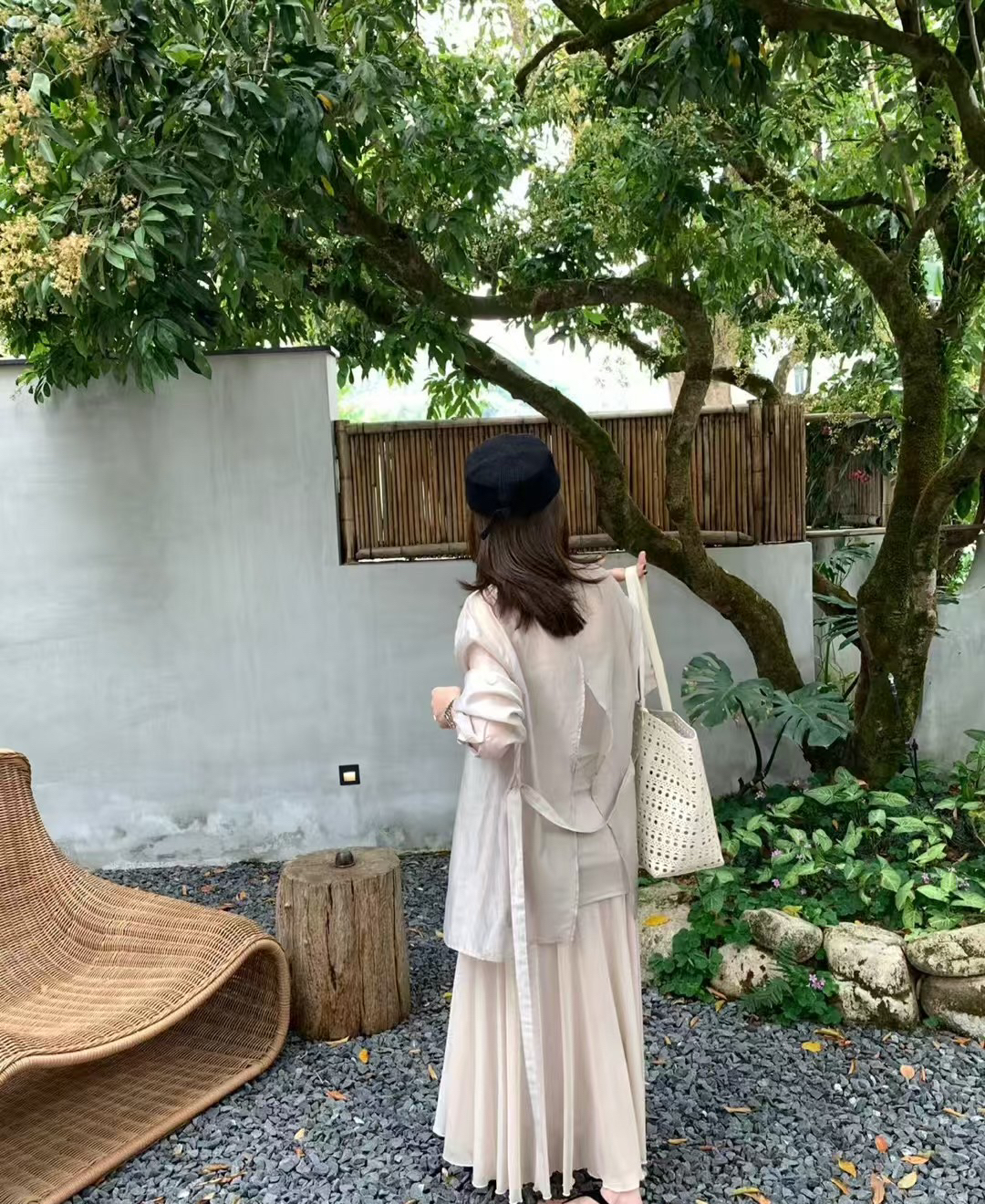 吊帶紗裙➕襯衫 2件套17