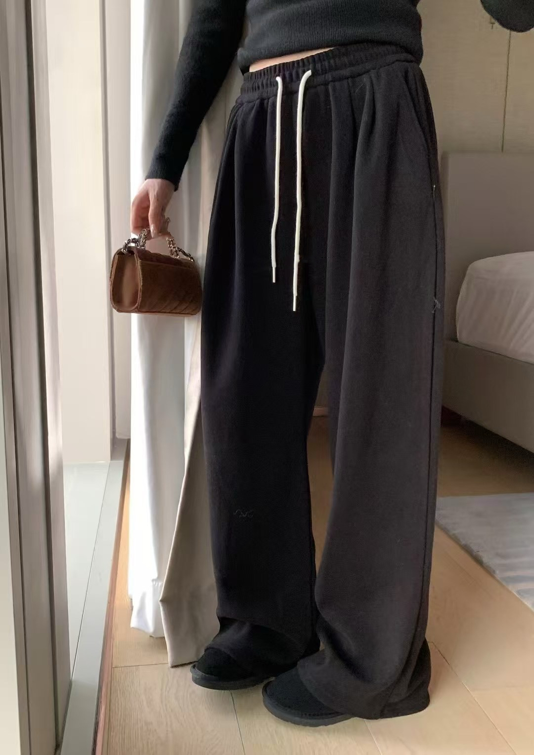 集體搶這條”四色加絨褲19