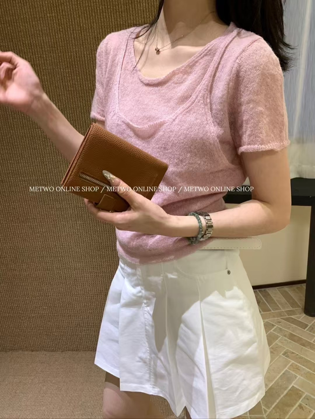 韓式假兩件小衫3